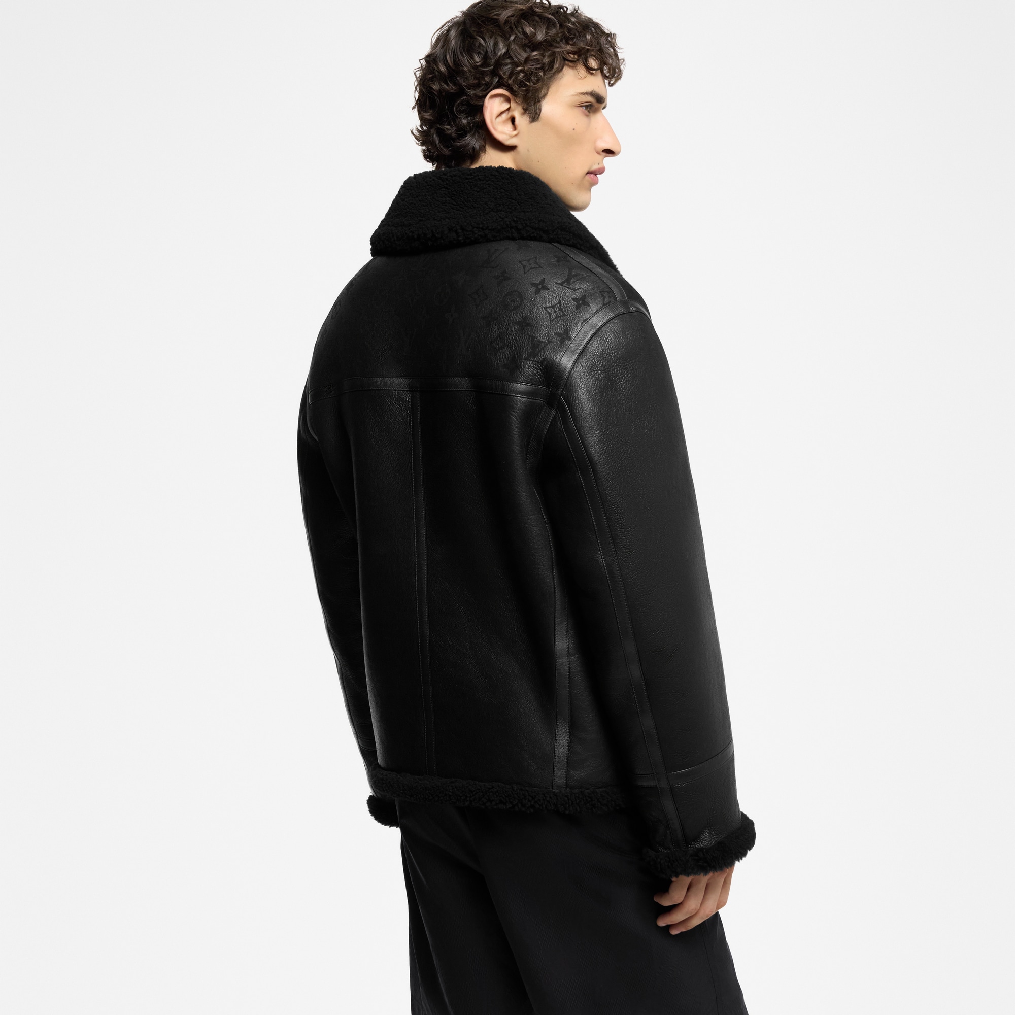 Giubbotto Bombardier in shearling  Uomo Abbigliamento Capispalla e Cappotti | LOUIS VUITTON (Zoom prodotto)