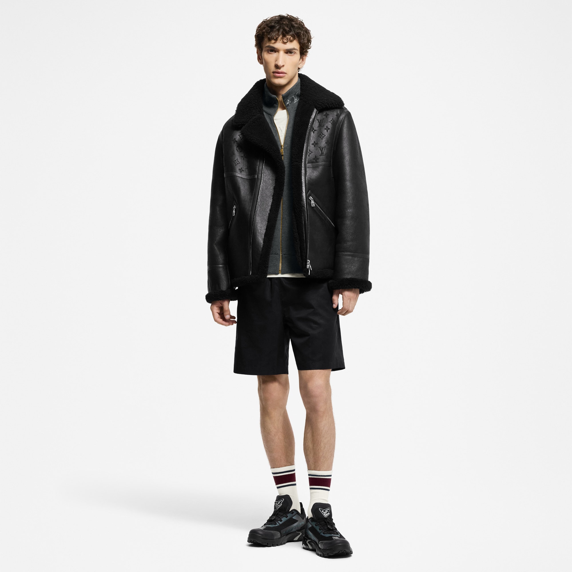 Giubbotto Bombardier in shearling  Uomo Abbigliamento Capispalla e Cappotti | LOUIS VUITTON (Zoom prodotto)