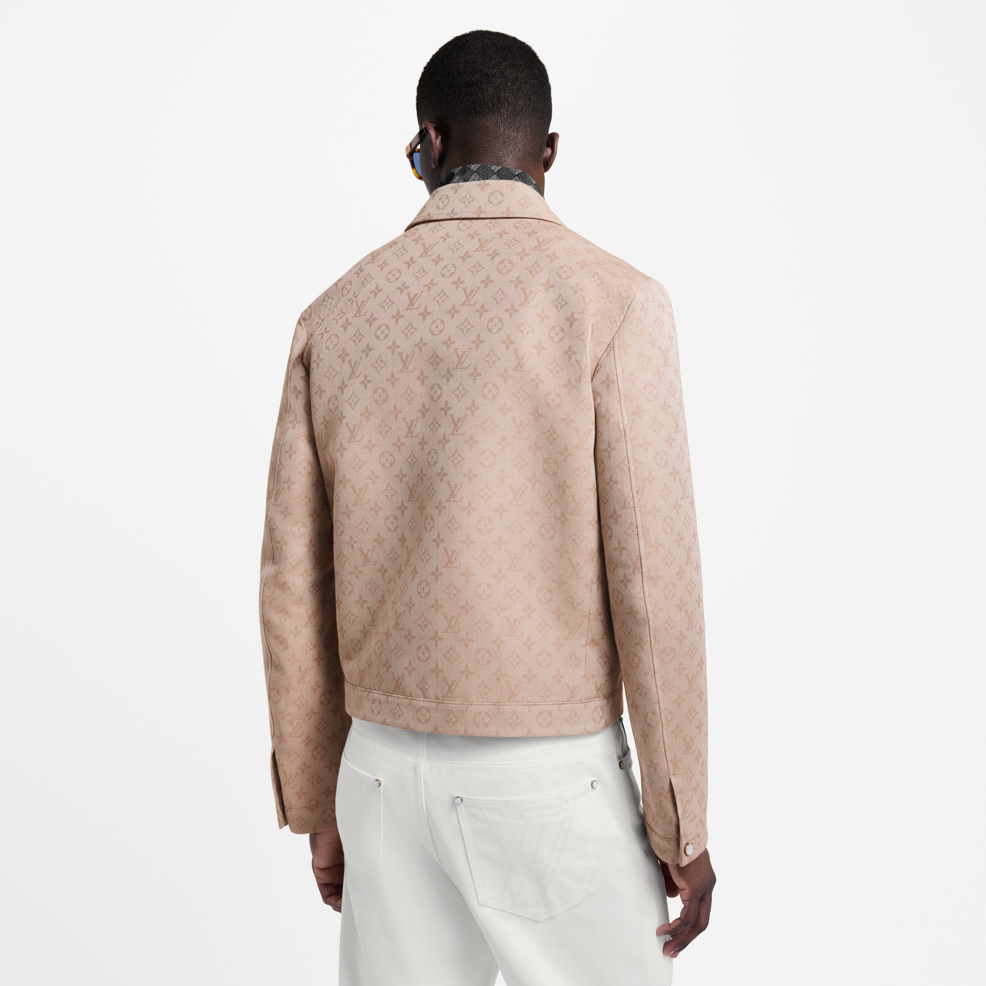 Giubbotto con motivo Monogram e zip  Uomo Abbigliamento Capispalla e Cappotti | LOUIS VUITTON (Zoom prodotto)