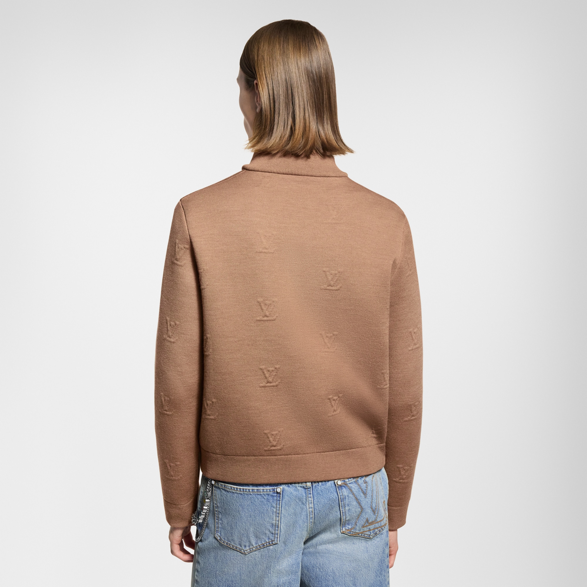 Giubbotto con zip e firme LV Blason  Novità Per gli uomini Collezione Primavera 2025 | LOUIS VUITTON (Zoom prodotto)