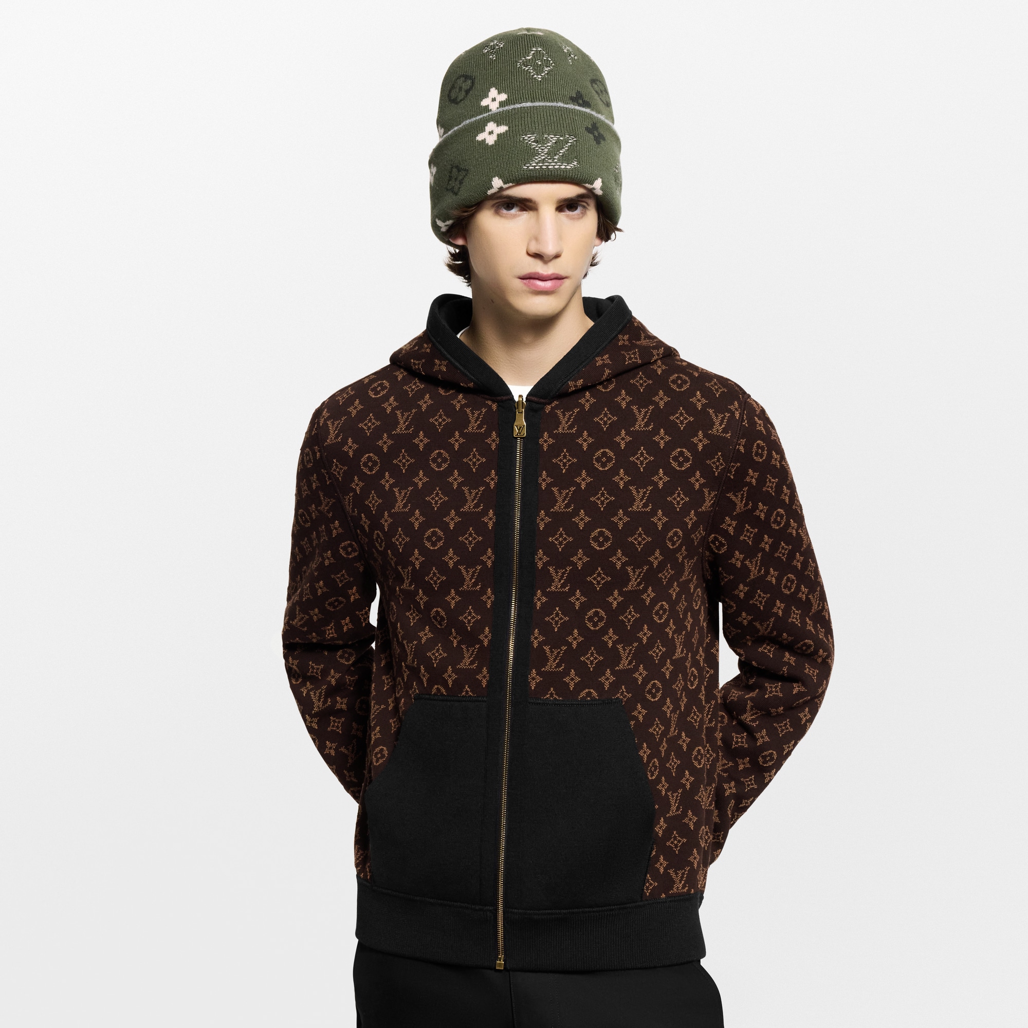 Giubbotto double face reversibile con cappuccio e motivo Monogram  Uomo Abbigliamento Tutti i Capi di Abbigliamento | LOUIS VUITTON (Zoom prodotto)