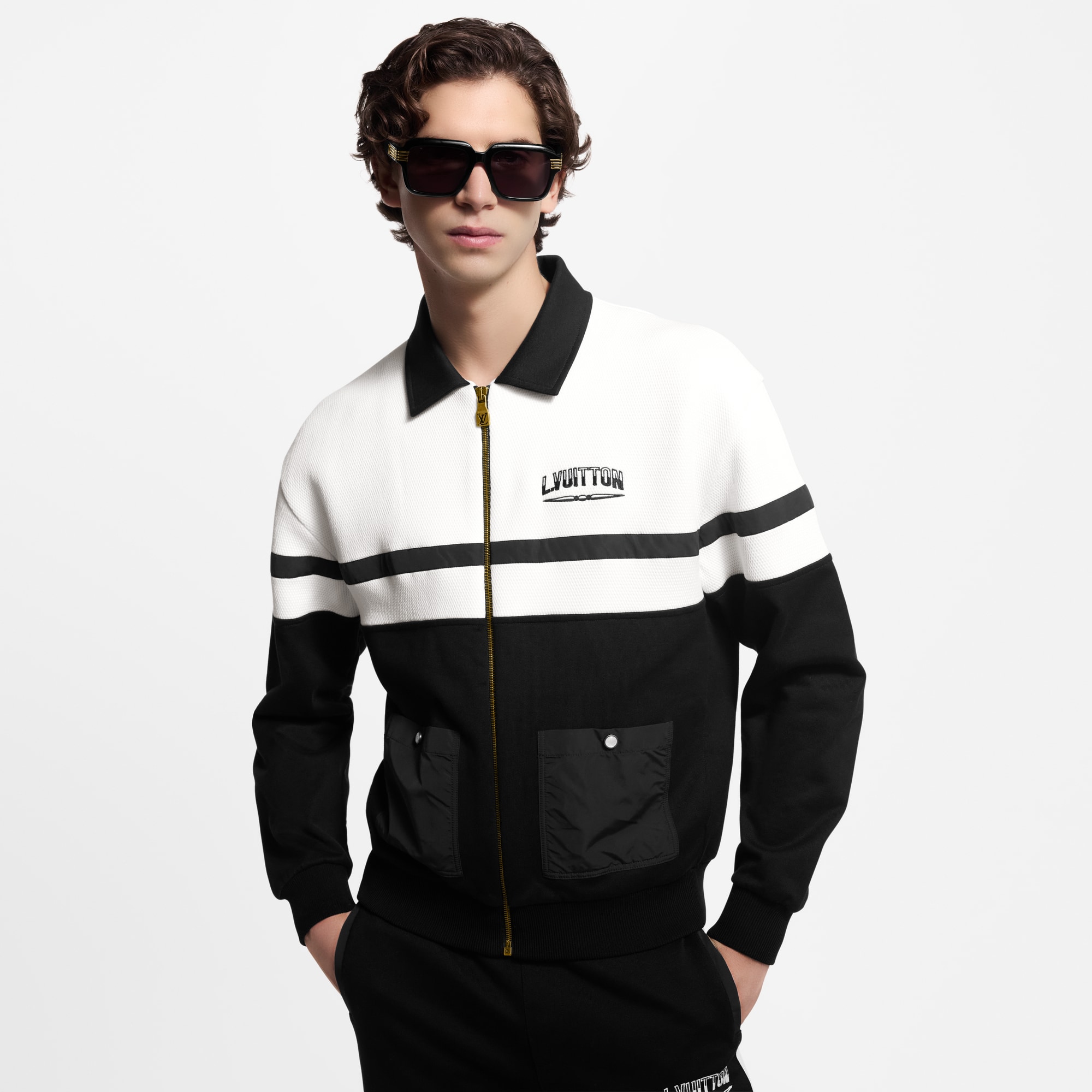 Giubbotto ibrido in jersey  Uomo Abbigliamento Tutti i Capi di Abbigliamento | LOUIS VUITTON (Zoom prodotto)