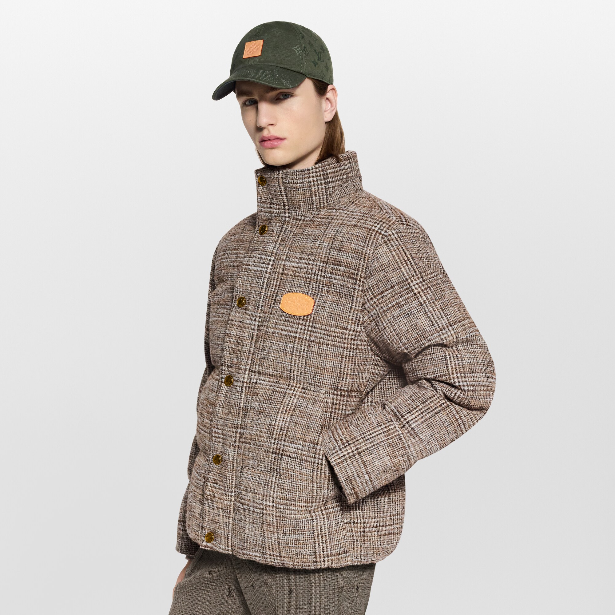 Giubbotto imbottito in tweed  Uomo Abbigliamento Capispalla e Cappotti | LOUIS VUITTON (Zoom prodotto)