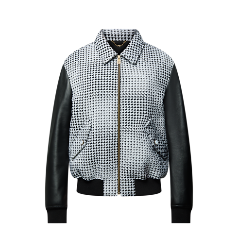 Giubbotto in lana e pelle Uomo Abbigliamento Capispalla e Cappotti | LOUIS VUITTON (Zoom prodotto)