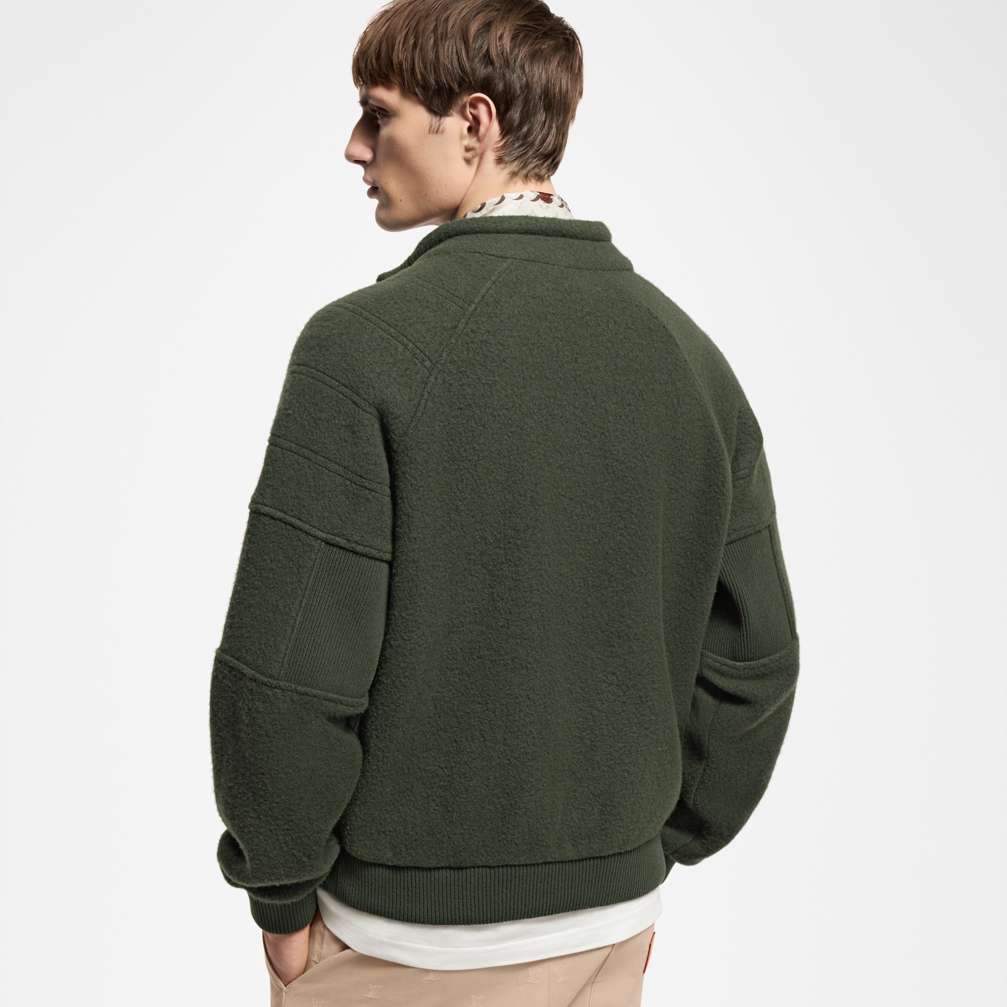 Giubbotto in lana testurizzata trapuntata  Uomo Abbigliamento Tutti i Capi di Abbigliamento | LOUIS VUITTON (Zoom prodotto)