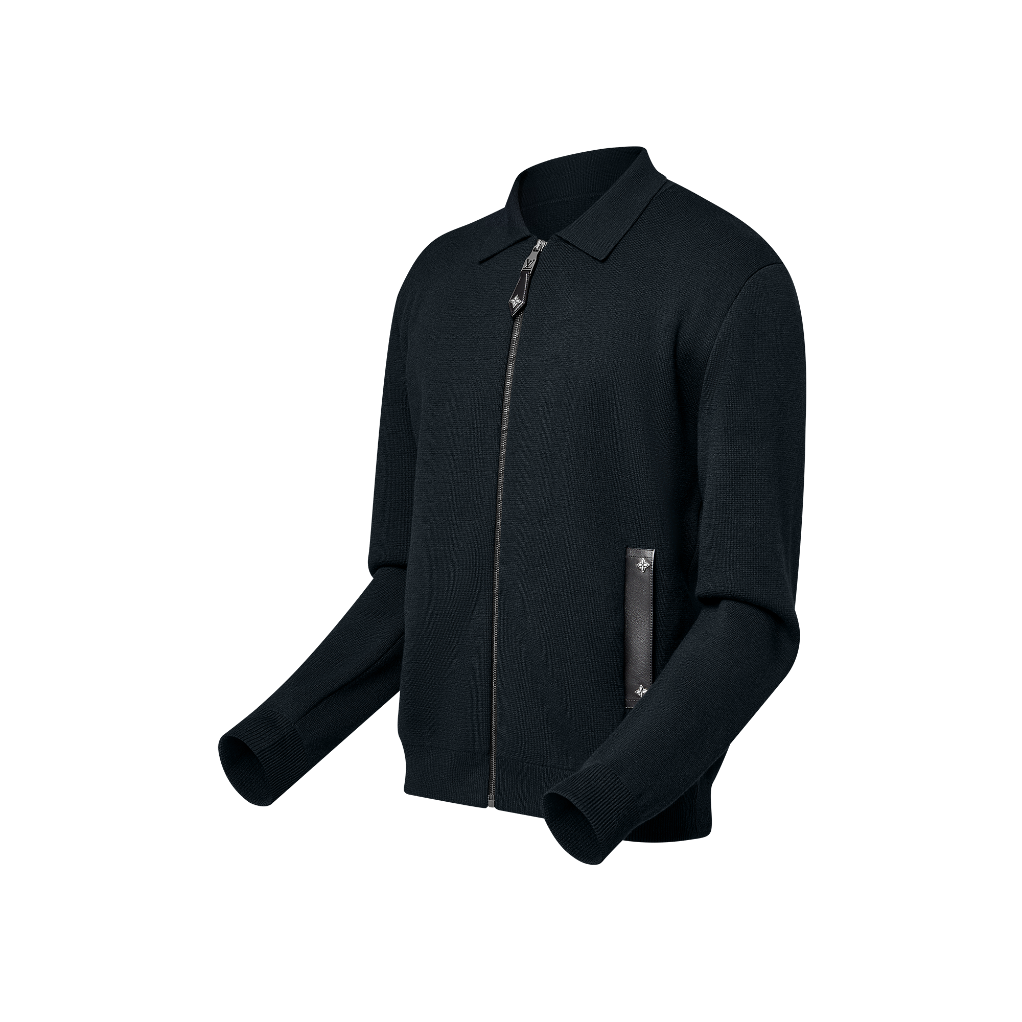 Giubbotto in maglia con dettagli in pelle  Uomo Abbigliamento Capispalla e Cappotti | LOUIS VUITTON (Zoom prodotto)