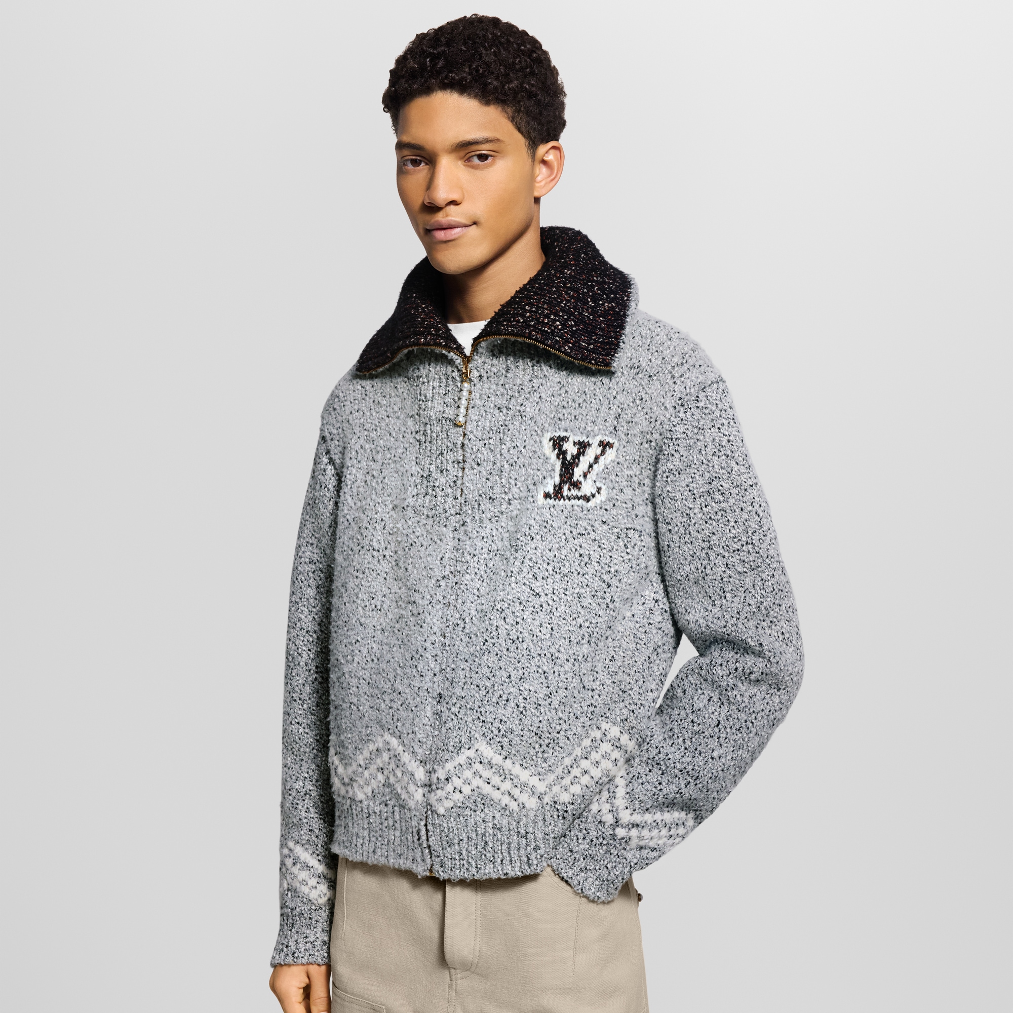 Giubbotto in maglia con zip  Uomo Abbigliamento Tutti i Capi di Abbigliamento | LOUIS VUITTON (Zoom prodotto)