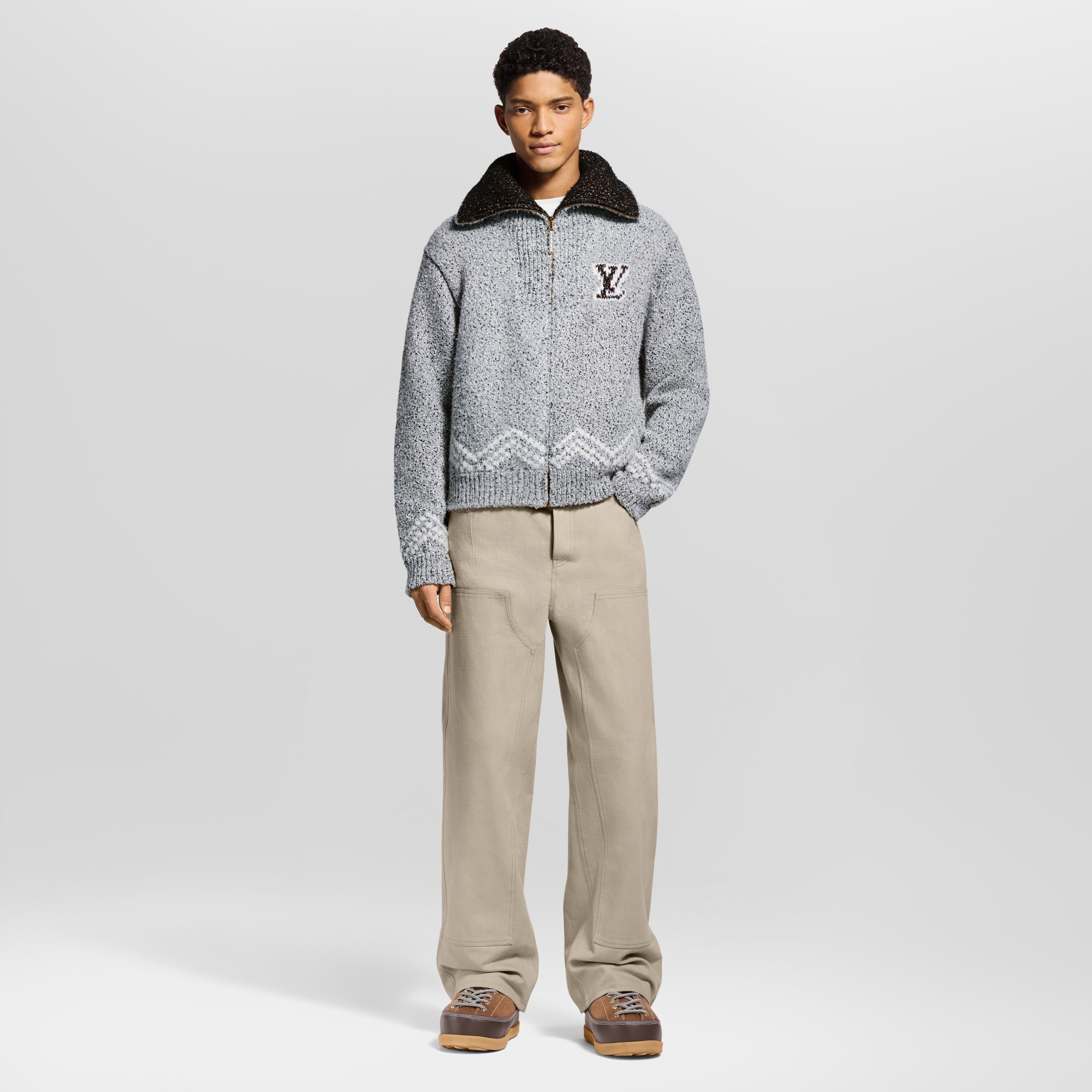 Giubbotto in maglia con zip  Uomo Abbigliamento Tutti i Capi di Abbigliamento | LOUIS VUITTON (Zoom prodotto)