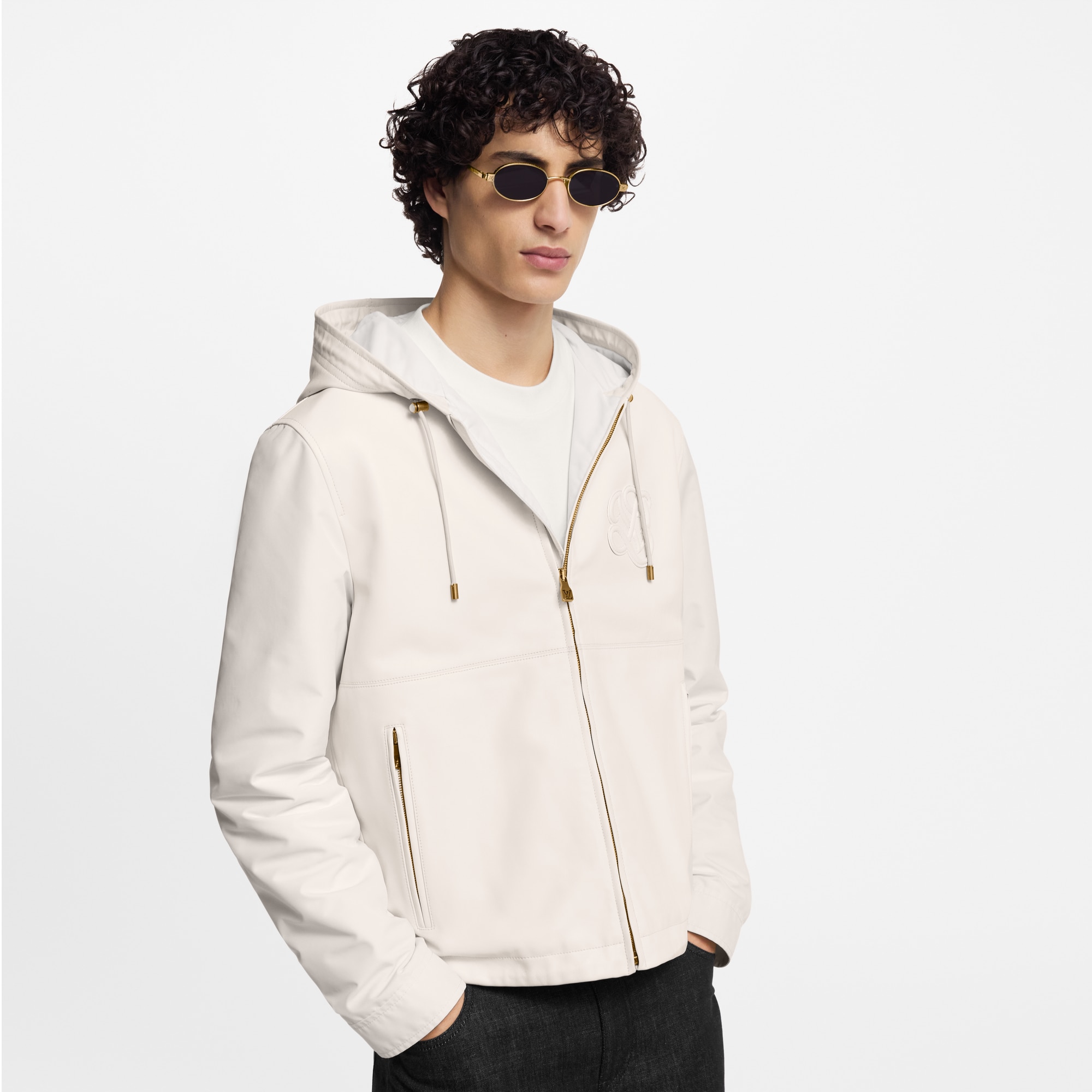 Giubbotto in pelle con cappuccio  Uomo Abbigliamento Capispalla e Cappotti | LOUIS VUITTON (Zoom prodotto)