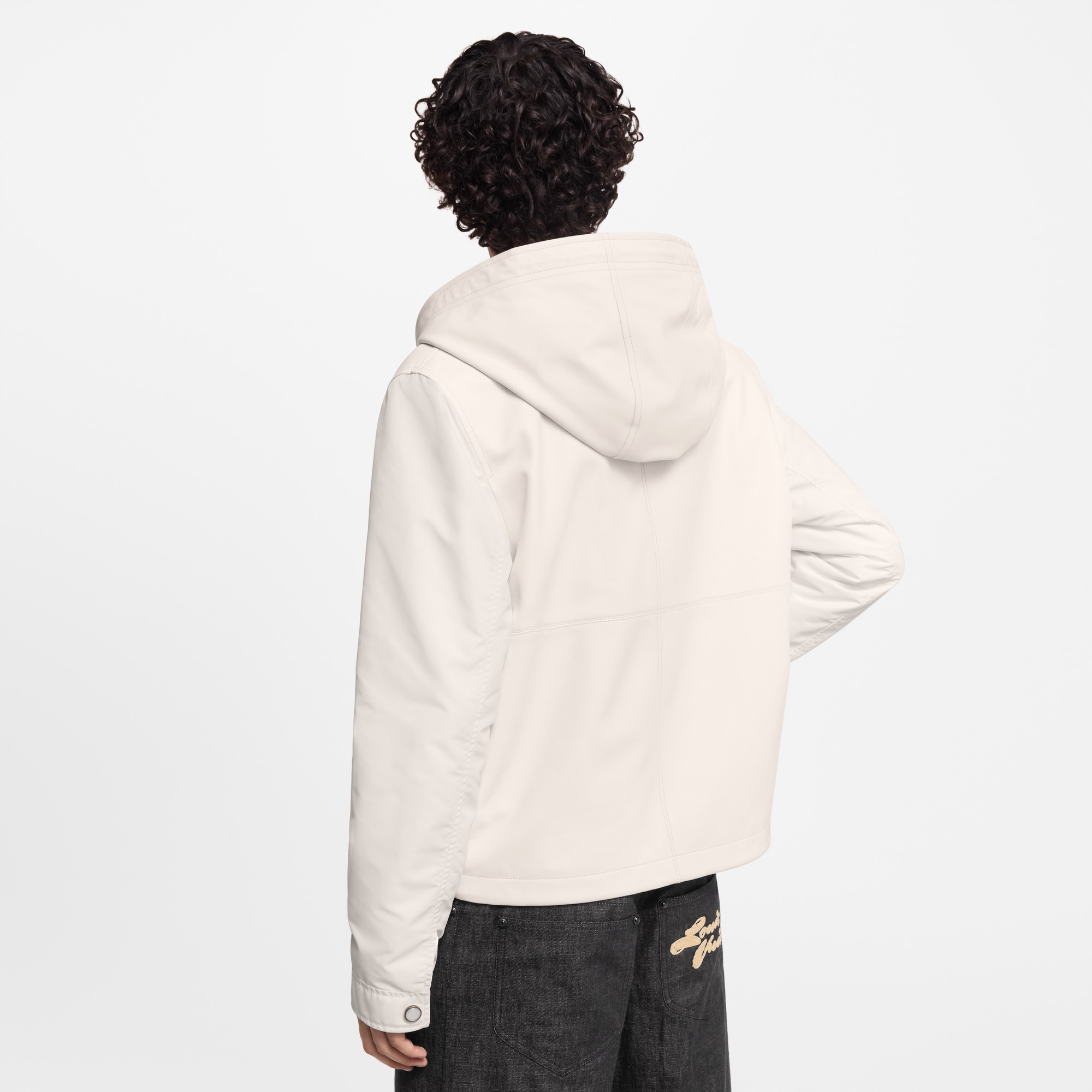 Giubbotto in pelle con cappuccio  Uomo Abbigliamento Capispalla e Cappotti | LOUIS VUITTON (Zoom prodotto)
