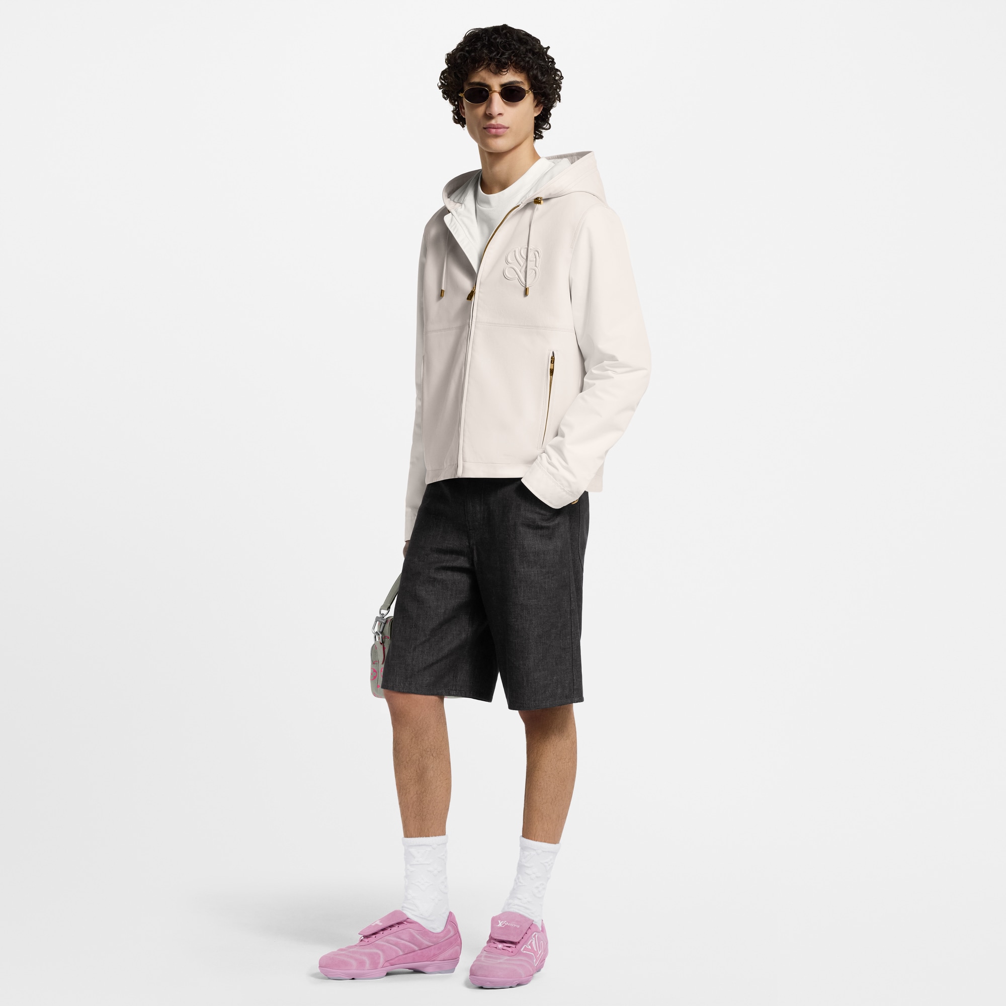 Giubbotto in pelle con cappuccio  Uomo Abbigliamento Capispalla e Cappotti | LOUIS VUITTON (Zoom prodotto)