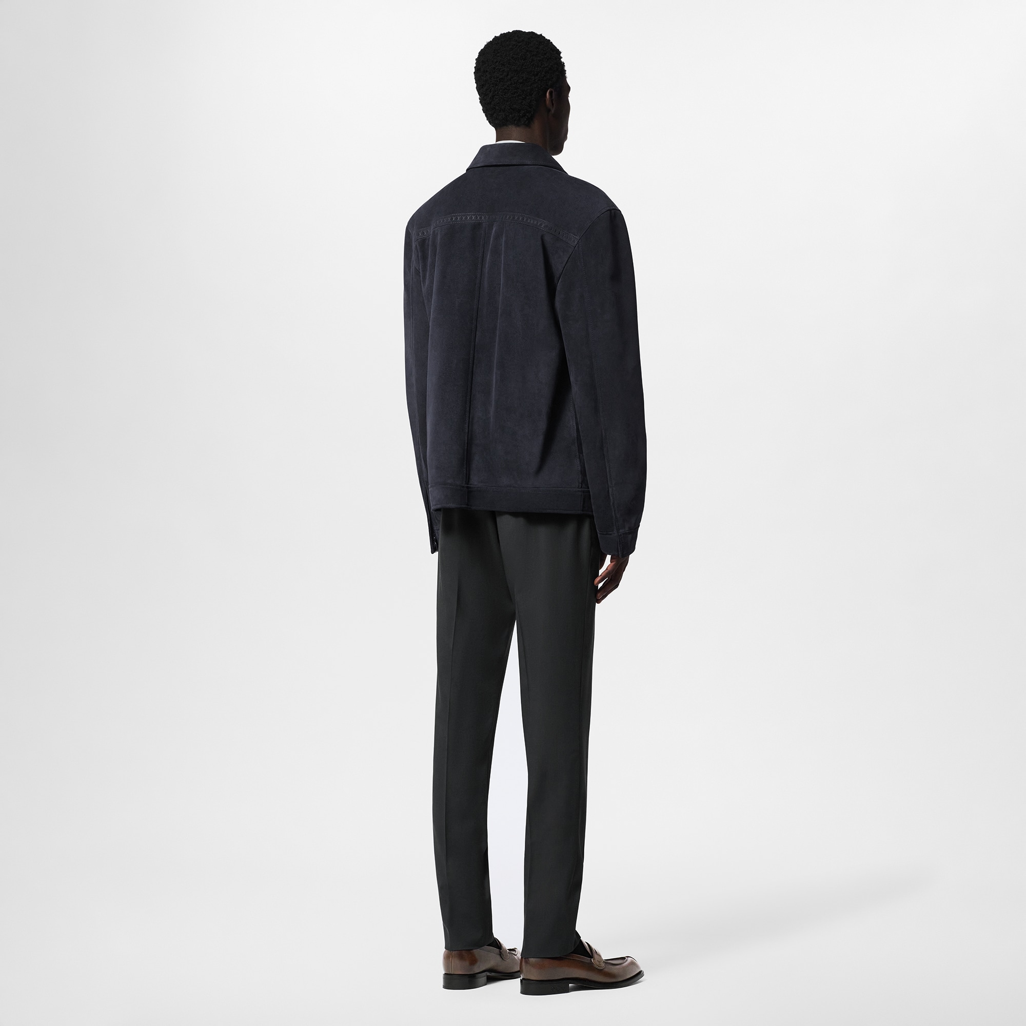 Giubbotto in pelle con zip  Uomo Abbigliamento Capispalla e Cappotti | LOUIS VUITTON (Zoom prodotto)