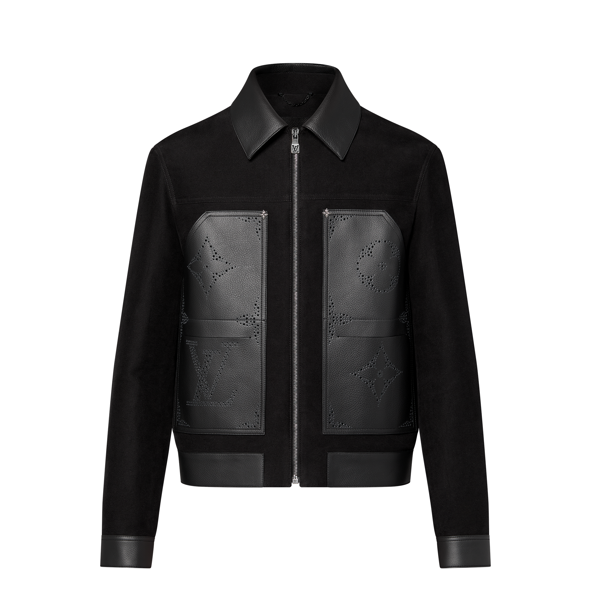 Giubbotto in pelle in stile workwear con motivo Monogram  Uomo Abbigliamento Capispalla e Cappotti | LOUIS VUITTON (Zoom prodotto)