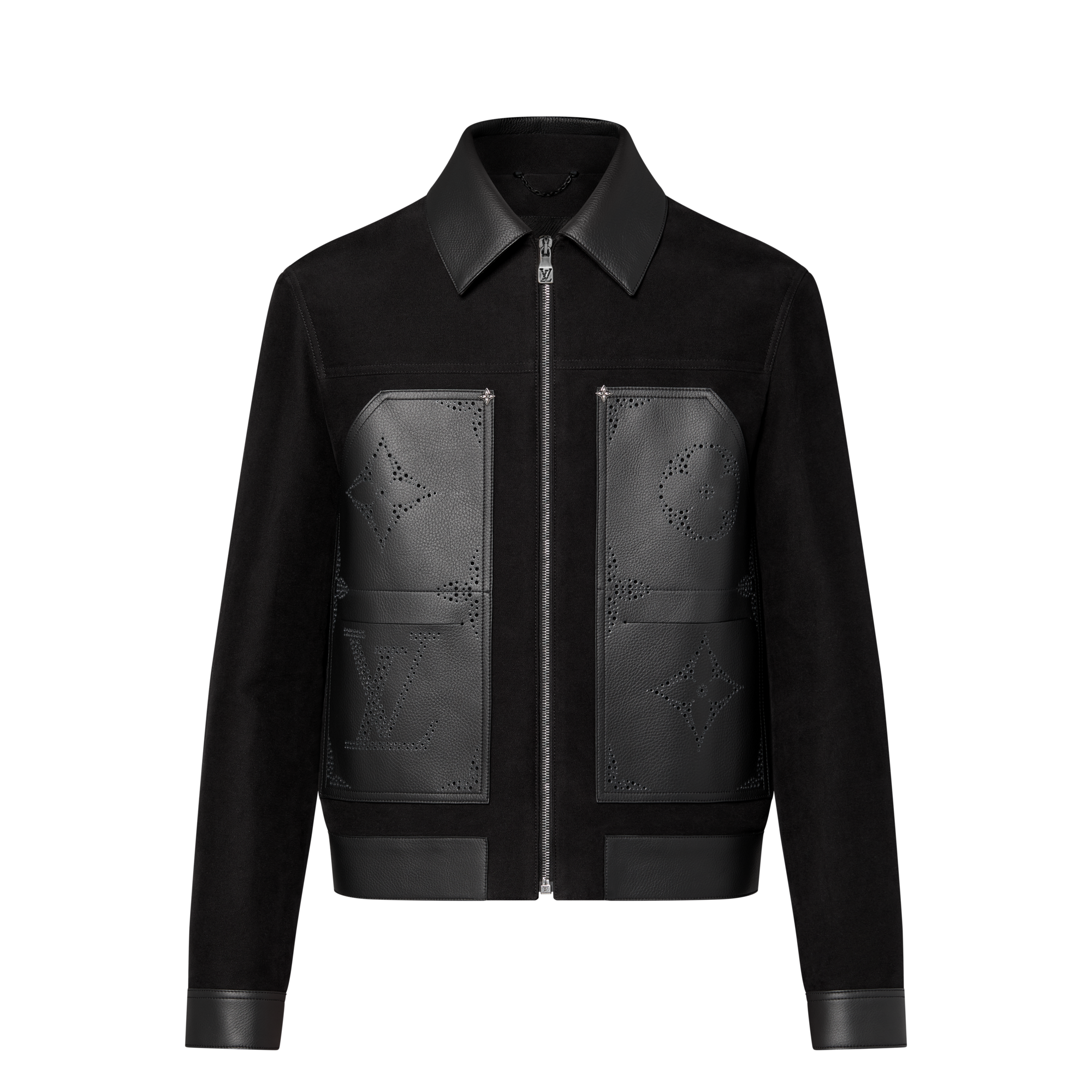 Giubbotto in pelle in stile workwear con motivo Monogram  Uomo Abbigliamento Capispalla e Cappotti | LOUIS VUITTON (Zoom prodotto)