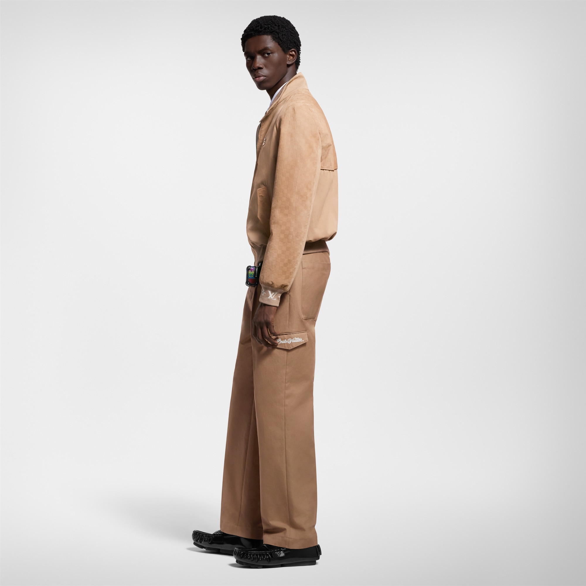 Giubbotto in pelle scamosciata  Uomo Abbigliamento Capispalla e Cappotti | LOUIS VUITTON (Zoom prodotto)
