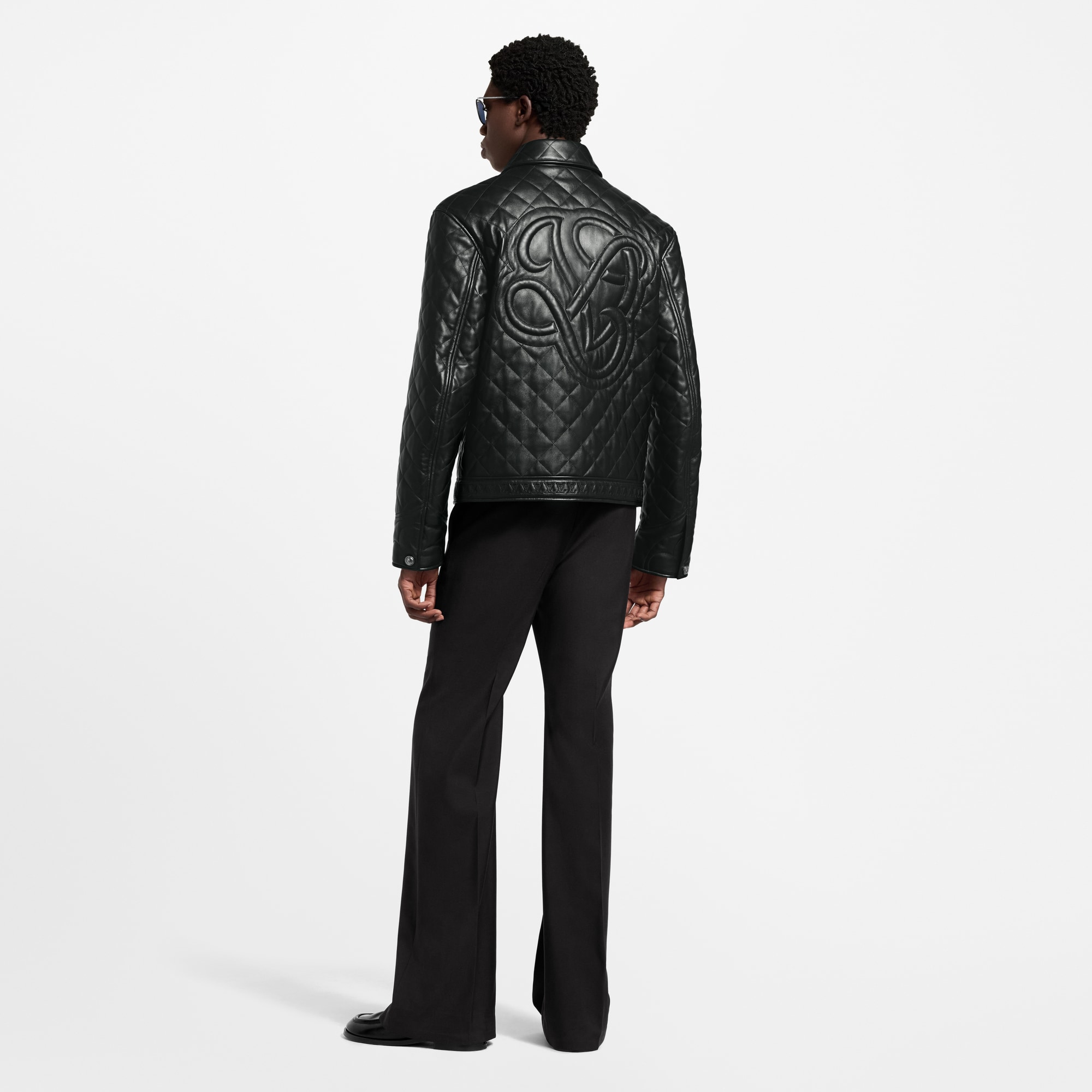 Giubbotto in pelle trapuntata  Uomo Abbigliamento Capispalla e Cappotti | LOUIS VUITTON (Zoom prodotto)