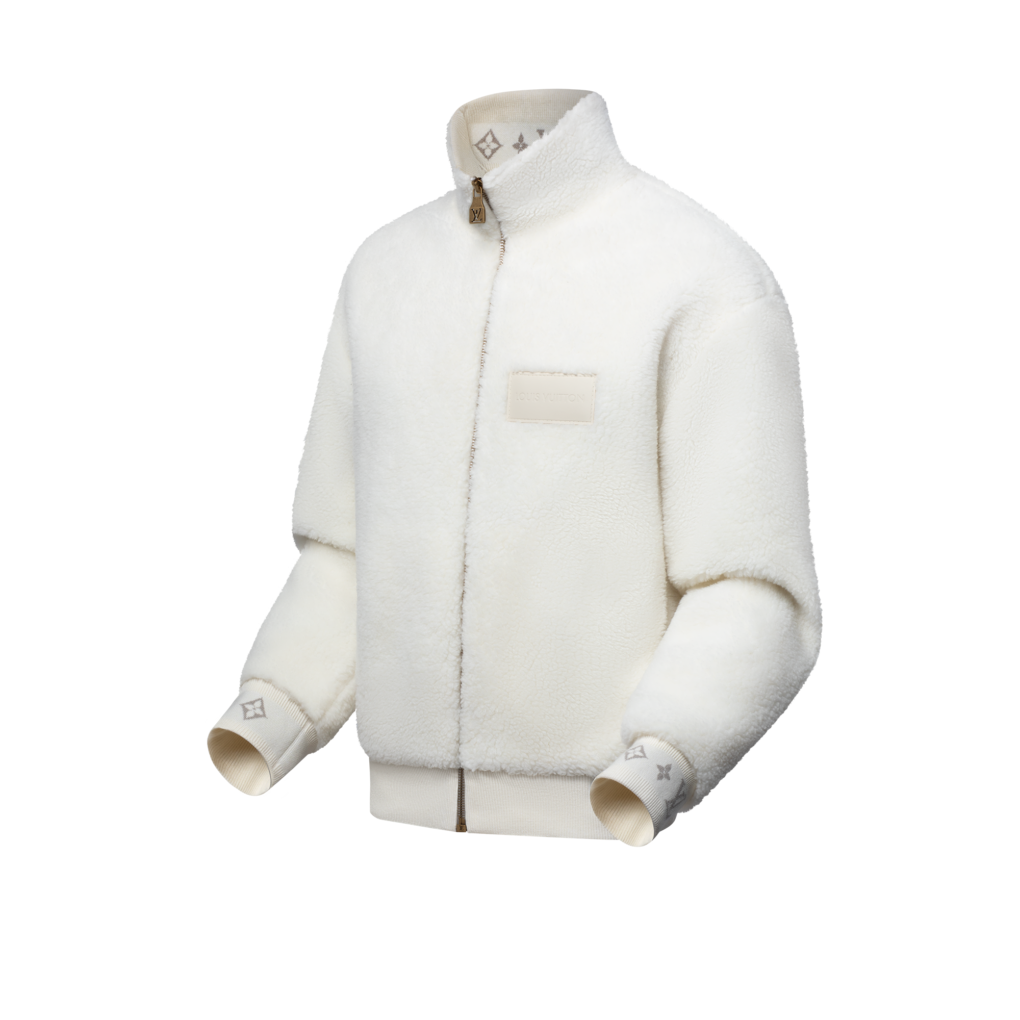 Giubbotto in pile con applicazione in pelle  Novità Per gli uomini LV Ski | LOUIS VUITTON (Zoom prodotto)
