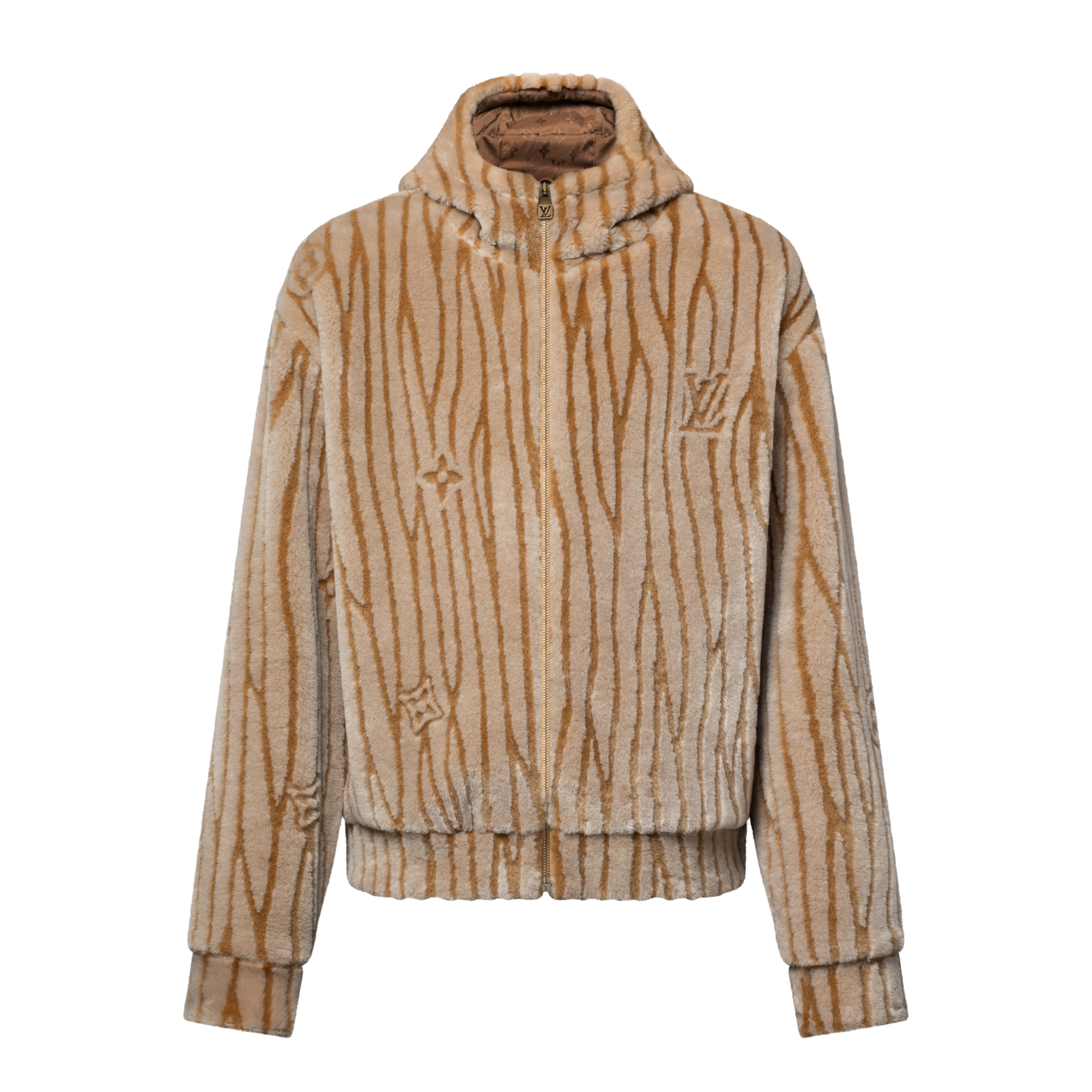 Giubbotto in pile con cappuccio e motivo Epi  Novità Per gli uomini LV Ski | LOUIS VUITTON (Zoom prodotto)