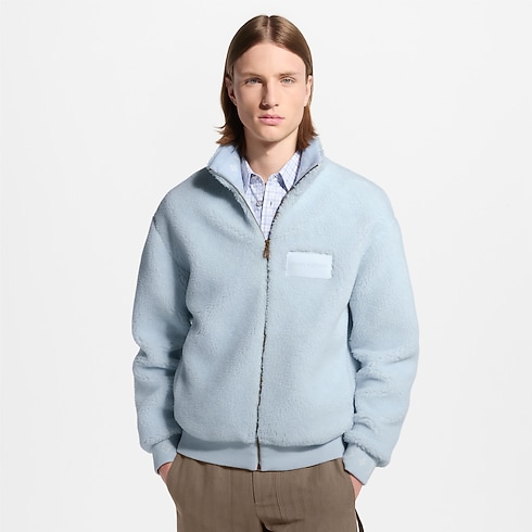 Giubbotto in pile con firma e applicazione Uomo Abbigliamento Tutti i Capi di Abbigliamento | LOUIS VUITTON (Zoom prodotto)