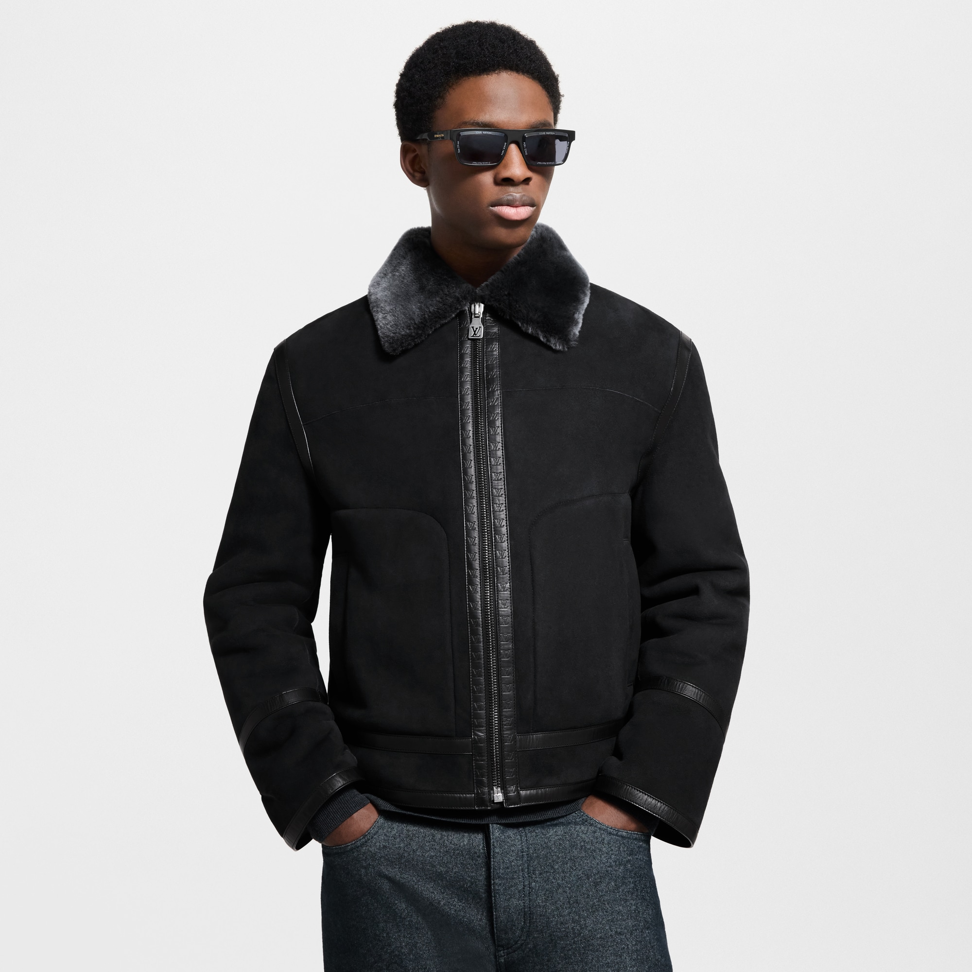 Giubbotto in shearling  Uomo Abbigliamento Capispalla e Cappotti | LOUIS VUITTON (Zoom prodotto)