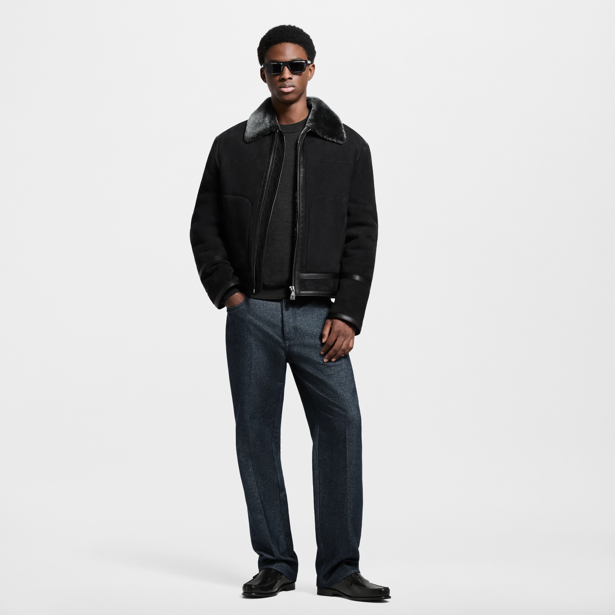 Giubbotto in shearling  Uomo Abbigliamento Capispalla e Cappotti | LOUIS VUITTON (Zoom prodotto)