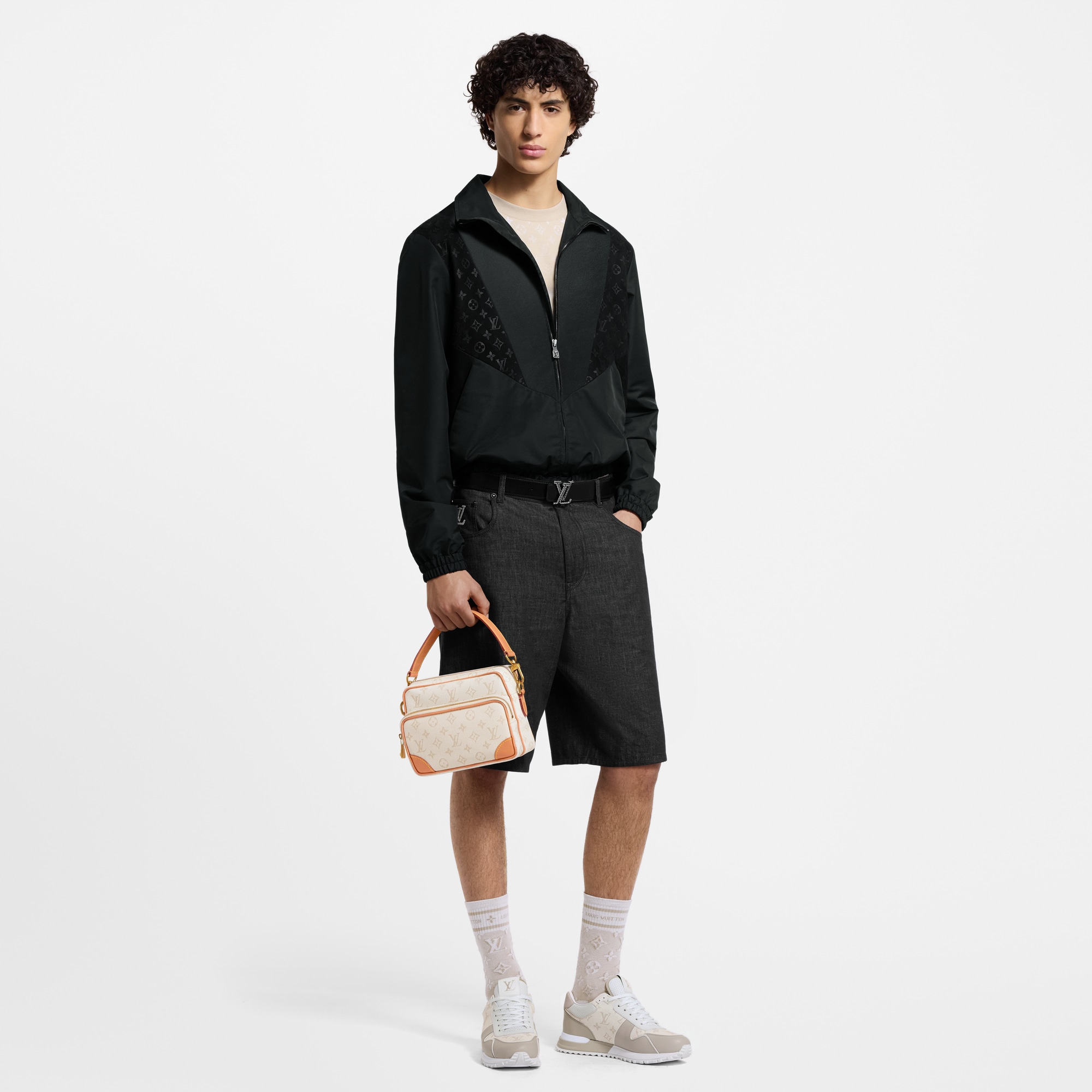 Giubbotto in stile felpa sportiva in pelle  Uomo Abbigliamento Capispalla e Cappotti | LOUIS VUITTON (Zoom prodotto)