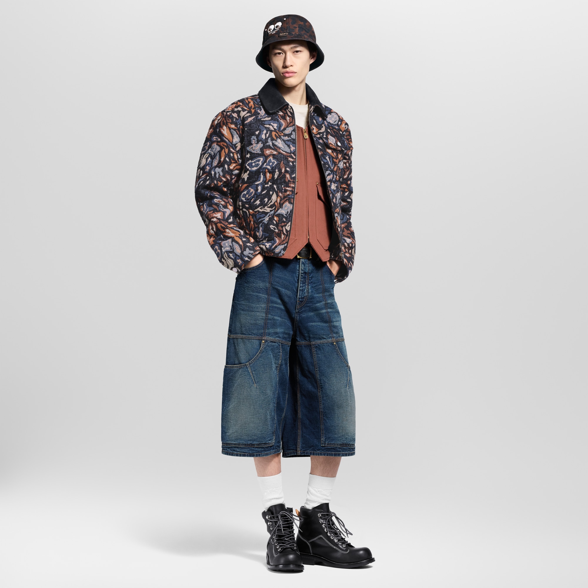 Giubbotto in stile workwear con paillettes  Uomo Abbigliamento Capispalla e Cappotti | LOUIS VUITTON (Zoom prodotto)