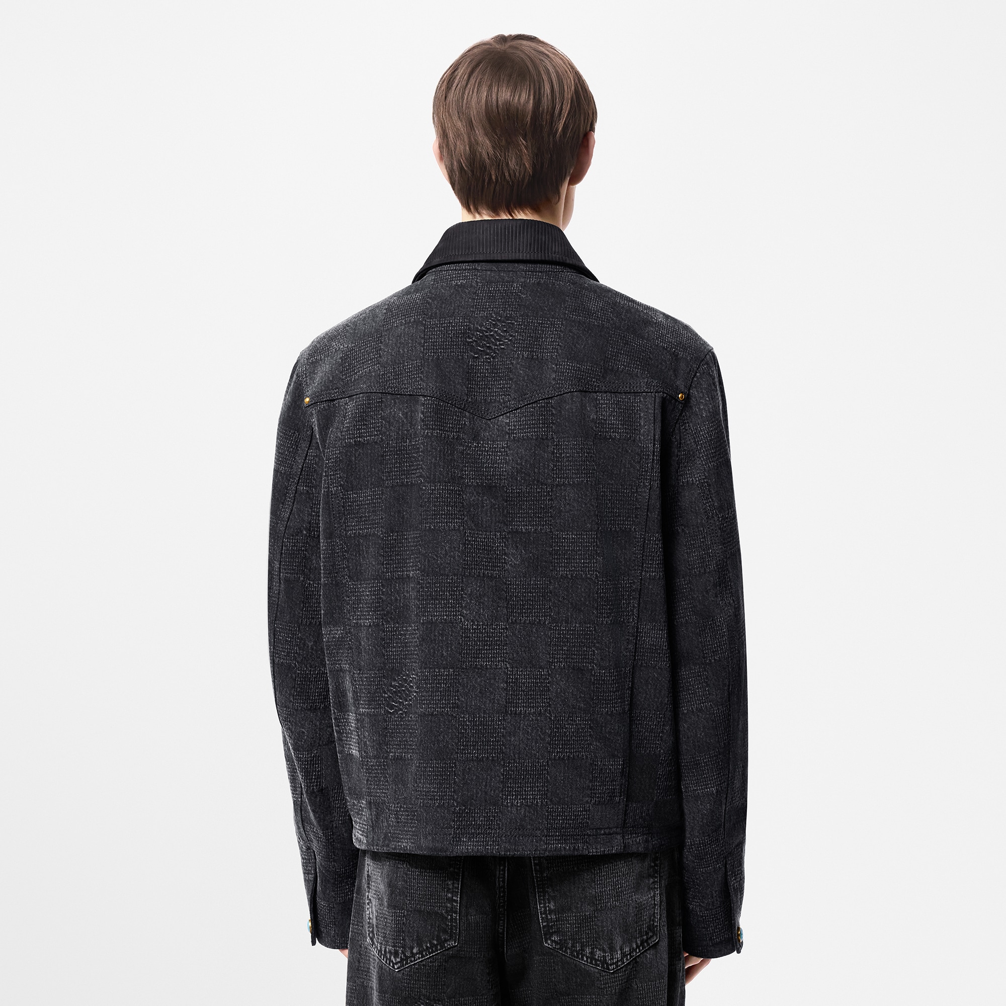 Giubbotto in stile workwear in cotone con motivo Damier  Uomo Abbigliamento Capispalla e Cappotti | LOUIS VUITTON (Zoom prodotto)