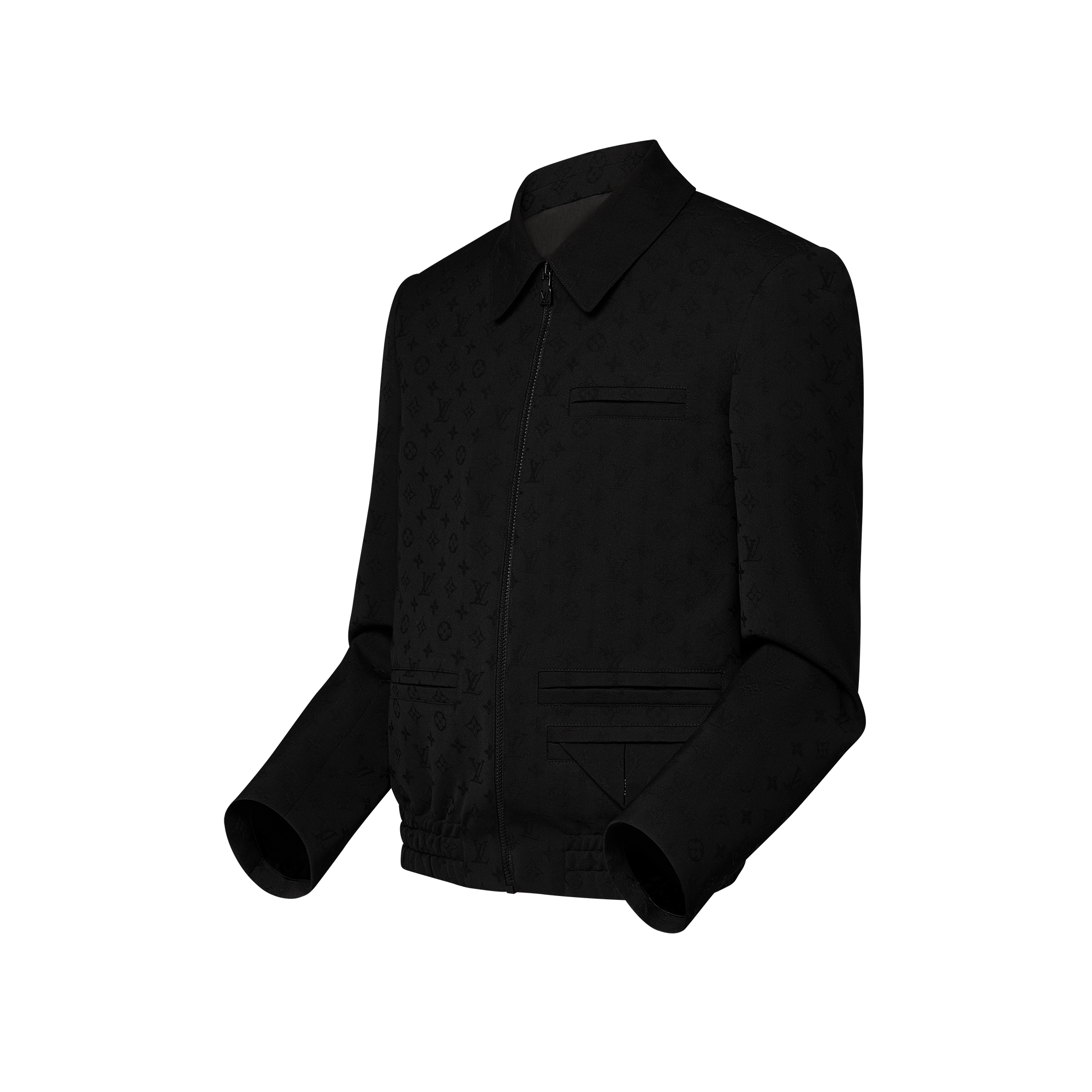 Giubbotto Jet Pocket in lana con motivo Monogram in trama jacquard  Uomo Abbigliamento Capispalla e Cappotti | LOUIS VUITTON (Zoom prodotto)