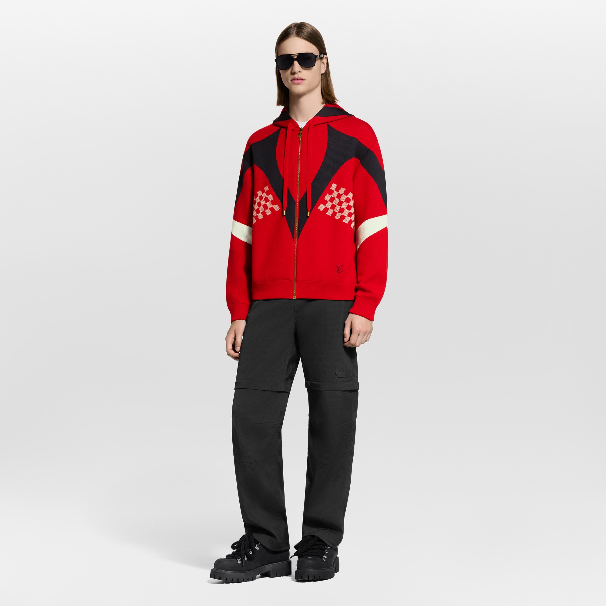 Giubbotto lavorato a maglia con cappuccio  Novità Per gli uomini LV Ski | LOUIS VUITTON (Zoom prodotto)