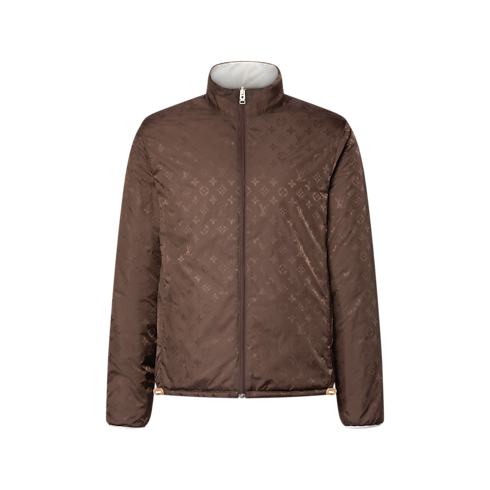 Giubbotto leggero imbottito reversibile con motivo Monogram other view