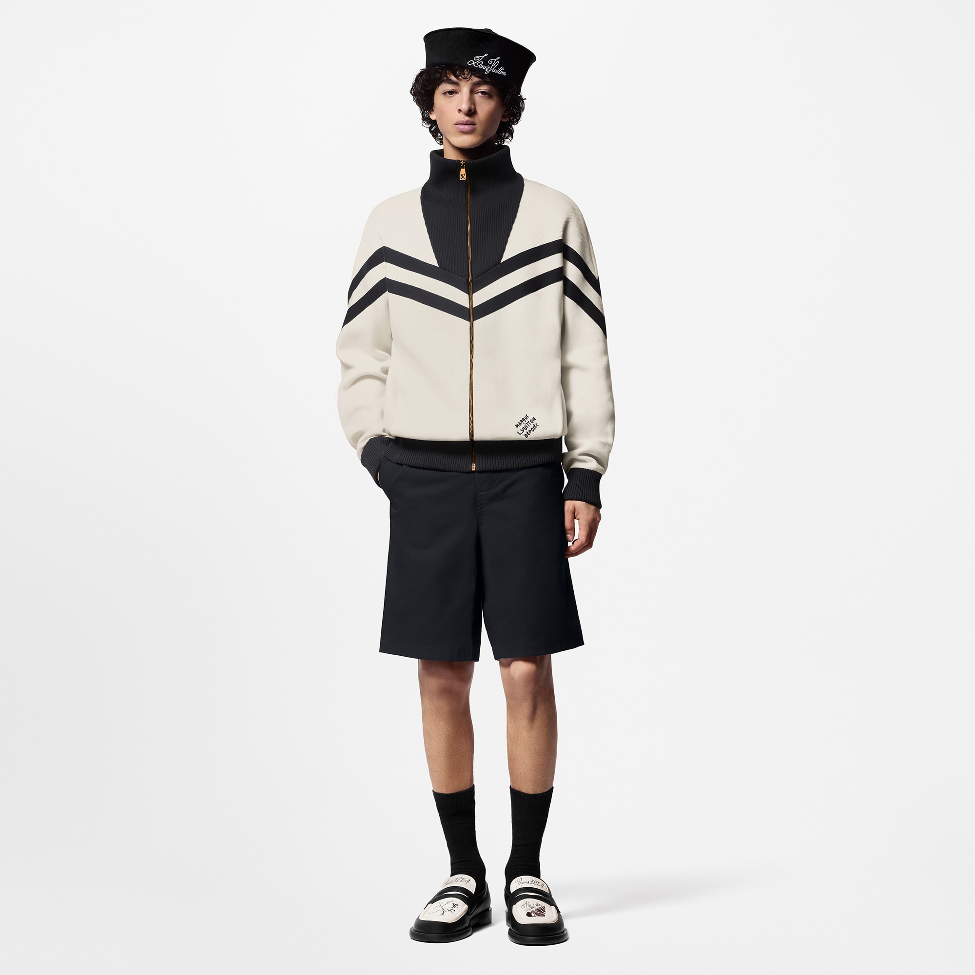 Giubbotto marinière in cotone lavorato a maglia  Uomo Abbigliamento Tutti i Capi di Abbigliamento | LOUIS VUITTON (Zoom prodotto)
