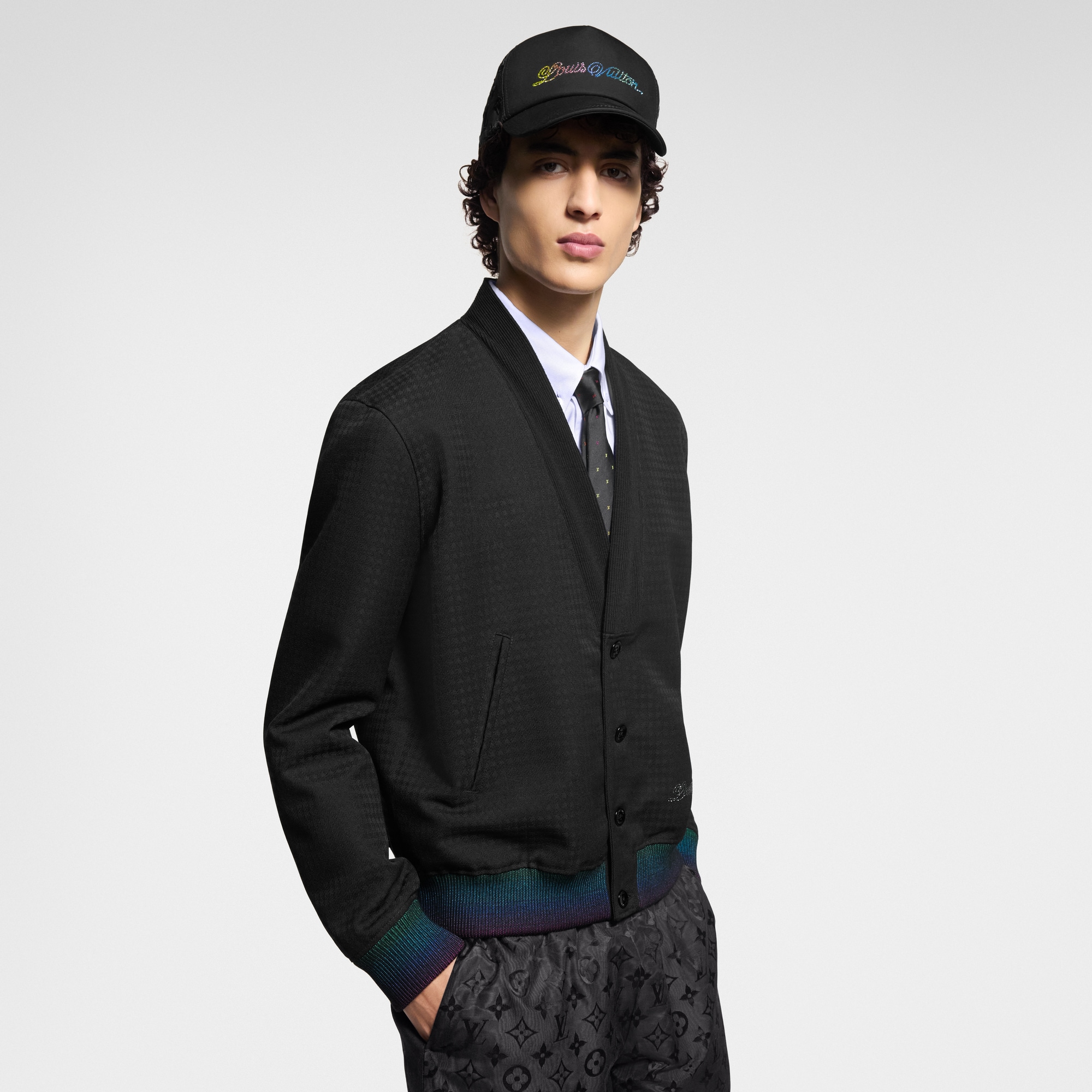 Giubbotto Preppy in stile cardigan in lana  Uomo Abbigliamento Capispalla e Cappotti | LOUIS VUITTON (Zoom prodotto)