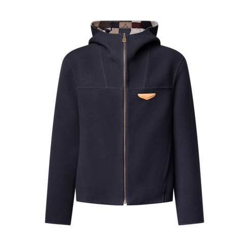 Giubbotto reversibile con cappuccio e motivo Damier Uomo Abbigliamento Capispalla e Cappotti | LOUIS VUITTON (Zoom prodotto)