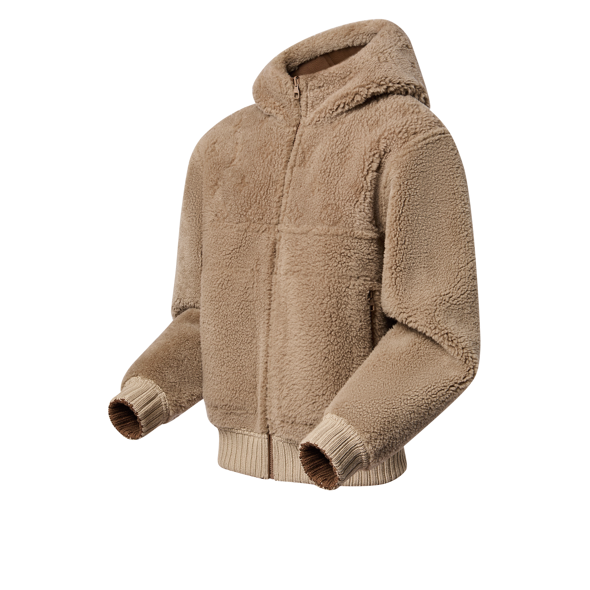 Giubbotto reversibile in shearling con cappuccio  Uomo Abbigliamento Capispalla e Cappotti | LOUIS VUITTON (Zoom prodotto)