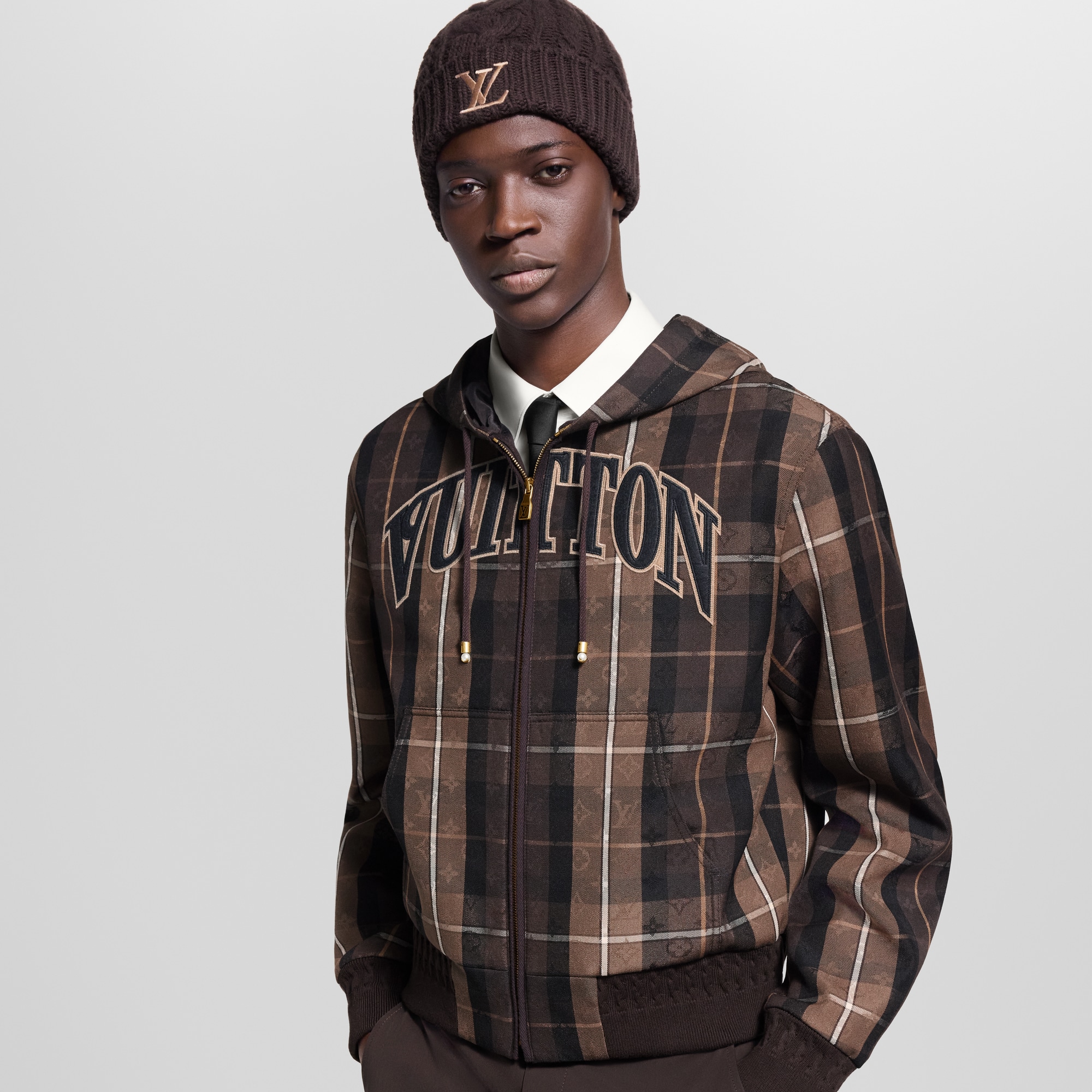 Giubbotto sartoriale con cappuccio  Uomo Abbigliamento Capispalla e Cappotti | LOUIS VUITTON (Zoom prodotto)