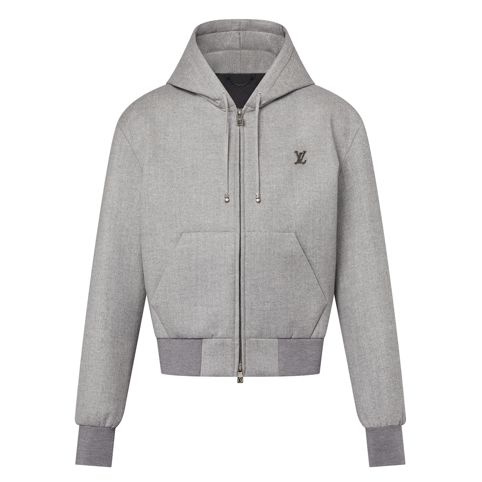 Giubbotto sartoriale in lana tecnica con cappuccio  Uomo Abbigliamento Capispalla e Cappotti | LOUIS VUITTON (Zoom prodotto)