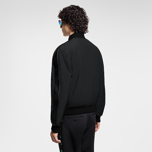 Giubbotto sportivo in pelle con motivo Monogram Uomo Abbigliamento Capispalla e Cappotti | LOUIS VUITTON (Zoom prodotto)