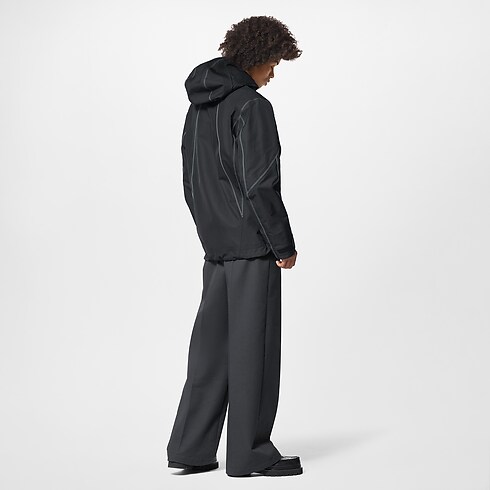 Giubbotto tecnico con cappuccio e motivo LV Frequency Uomo Discontinued Product Obs 12 | LOUIS VUITTON (Zoom prodotto)