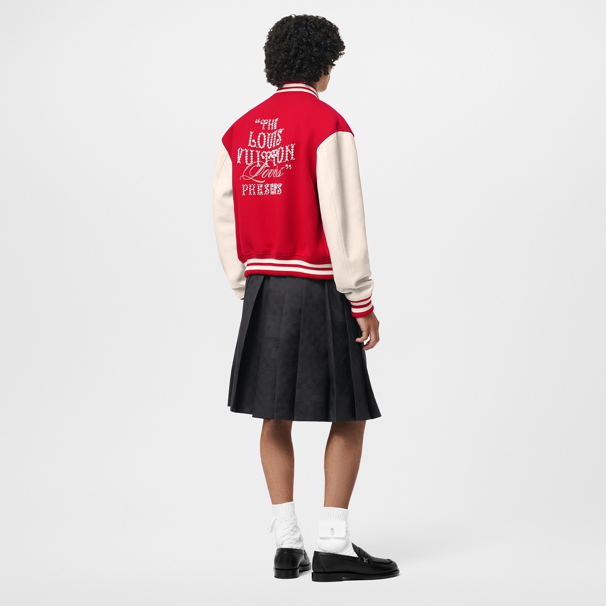 Giubbotto Varsity in pelle  Uomo Abbigliamento Capispalla e Cappotti | LOUIS VUITTON (Zoom prodotto)