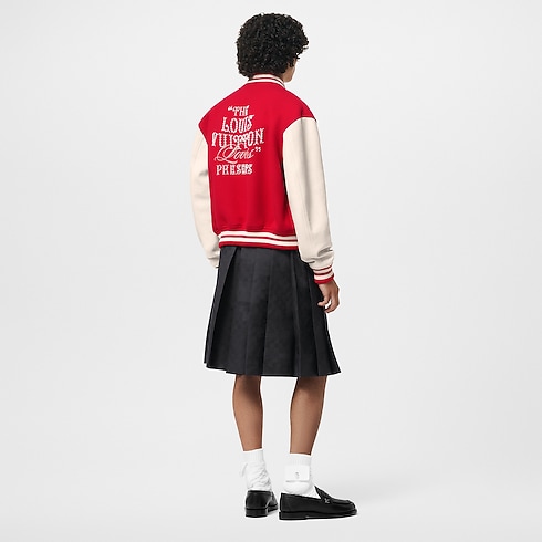 Giubbotto Varsity in pelle Uomo Abbigliamento Capispalla e Cappotti | LOUIS VUITTON (Zoom prodotto)