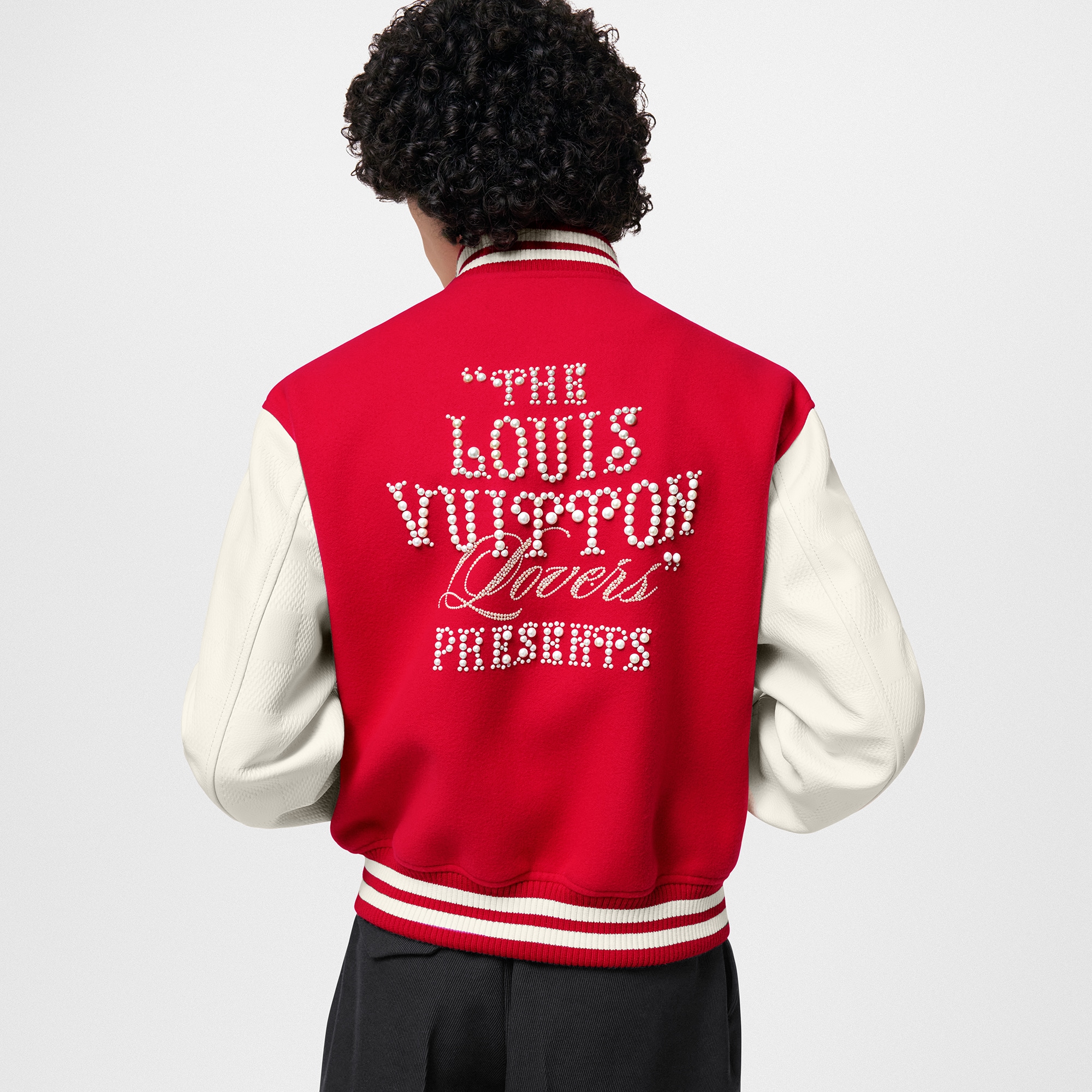 Giubbotto Varsity in pelle  Uomo Abbigliamento Capispalla e Cappotti | LOUIS VUITTON (Zoom prodotto)