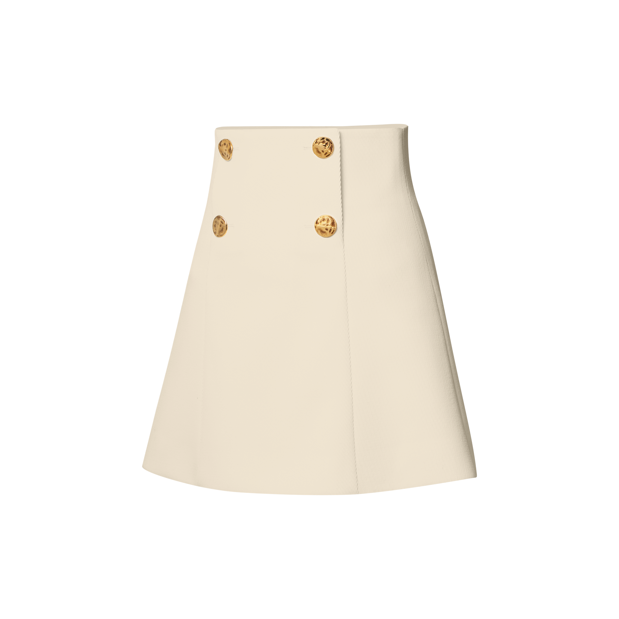 Gonna con bottoni con finitura martellata  Donna Abbigliamento Gonne e Shorts | LOUIS VUITTON (Zoom prodotto)