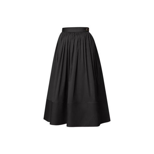 Gonna midi con orlo oversize Donna Abbigliamento Gonne e Shorts | LOUIS VUITTON (Zoom prodotto)