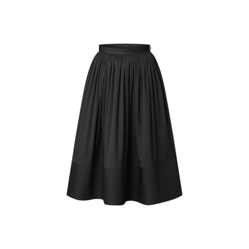 Gonna midi con orlo oversize Donna Abbigliamento Gonne e Shorts | LOUIS VUITTON (Zoom prodotto)