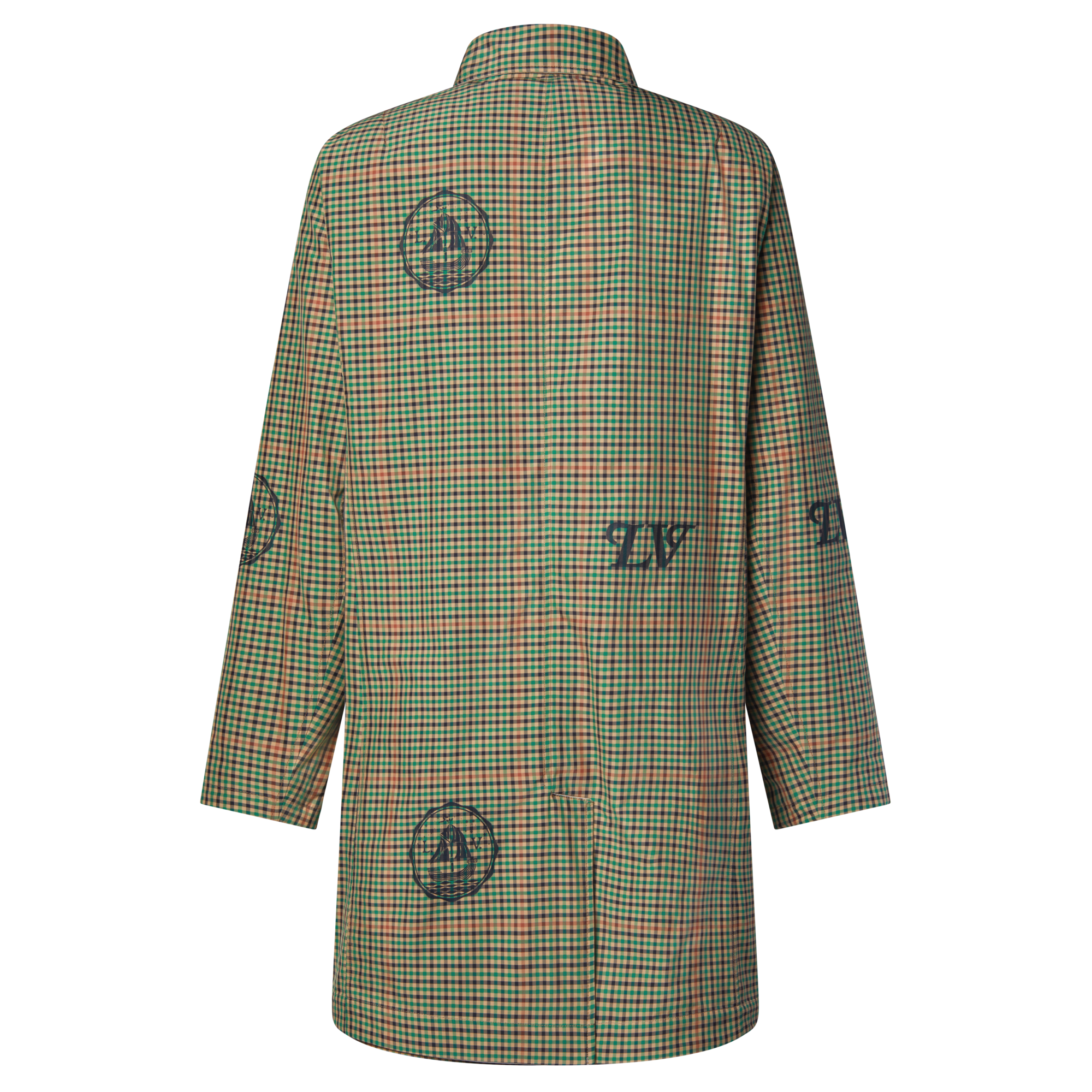 Impermeabile reversibile con motivo grafico  Uomo Abbigliamento Capispalla e Cappotti | LOUIS VUITTON (Zoom prodotto)