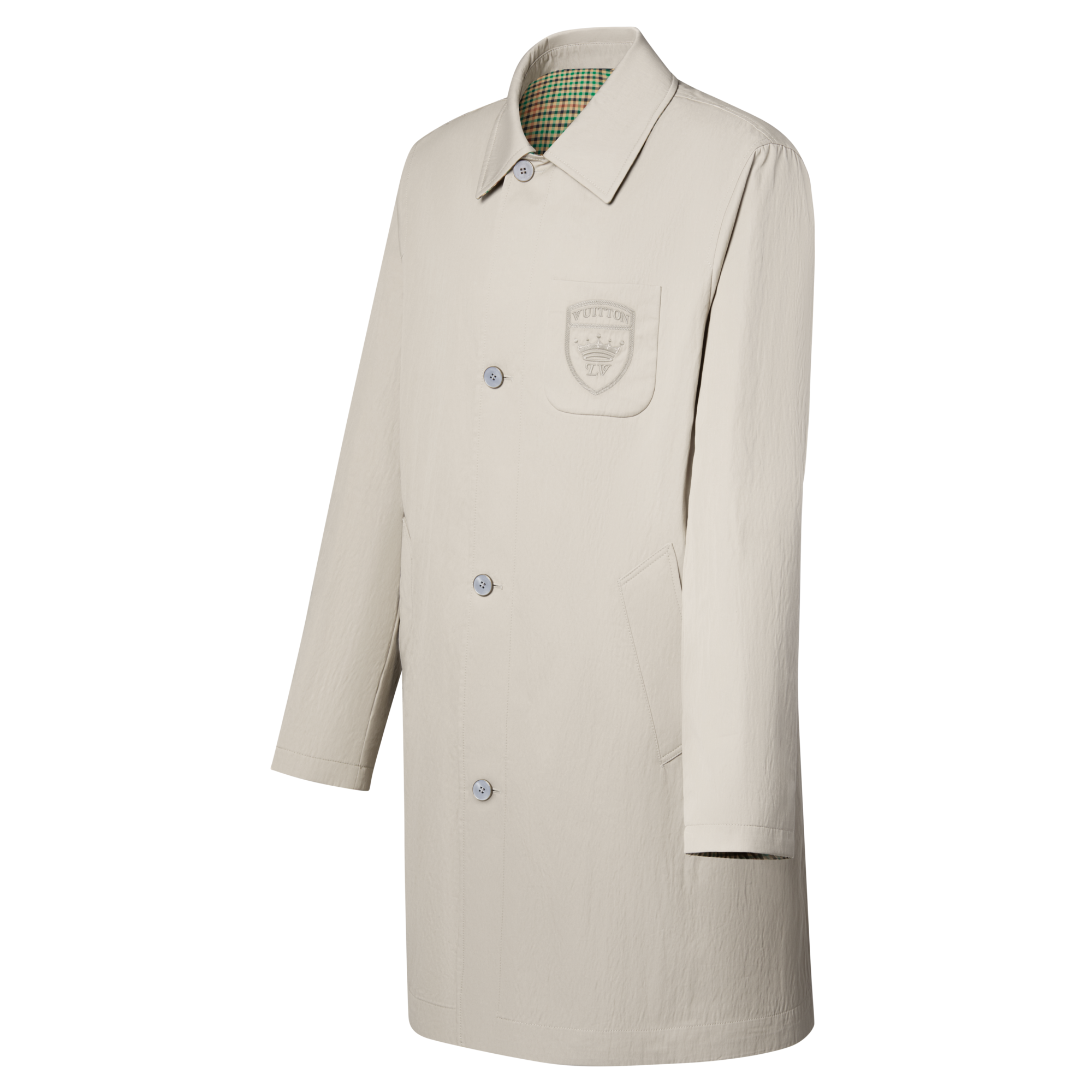 Impermeabile reversibile con motivo grafico  Uomo Abbigliamento Capispalla e Cappotti | LOUIS VUITTON (Zoom prodotto)