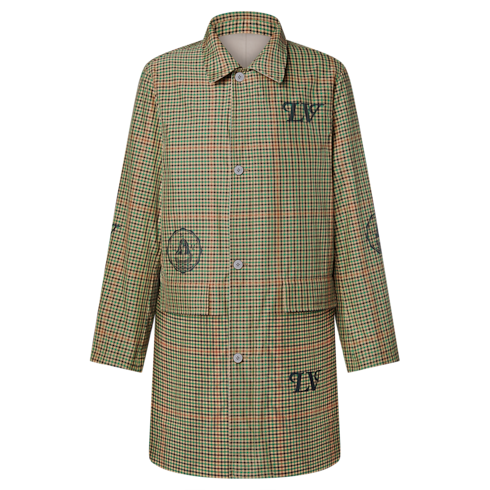 Impermeabile reversibile con motivo grafico Uomo Abbigliamento Capispalla e Cappotti | LOUIS VUITTON (Zoom prodotto)