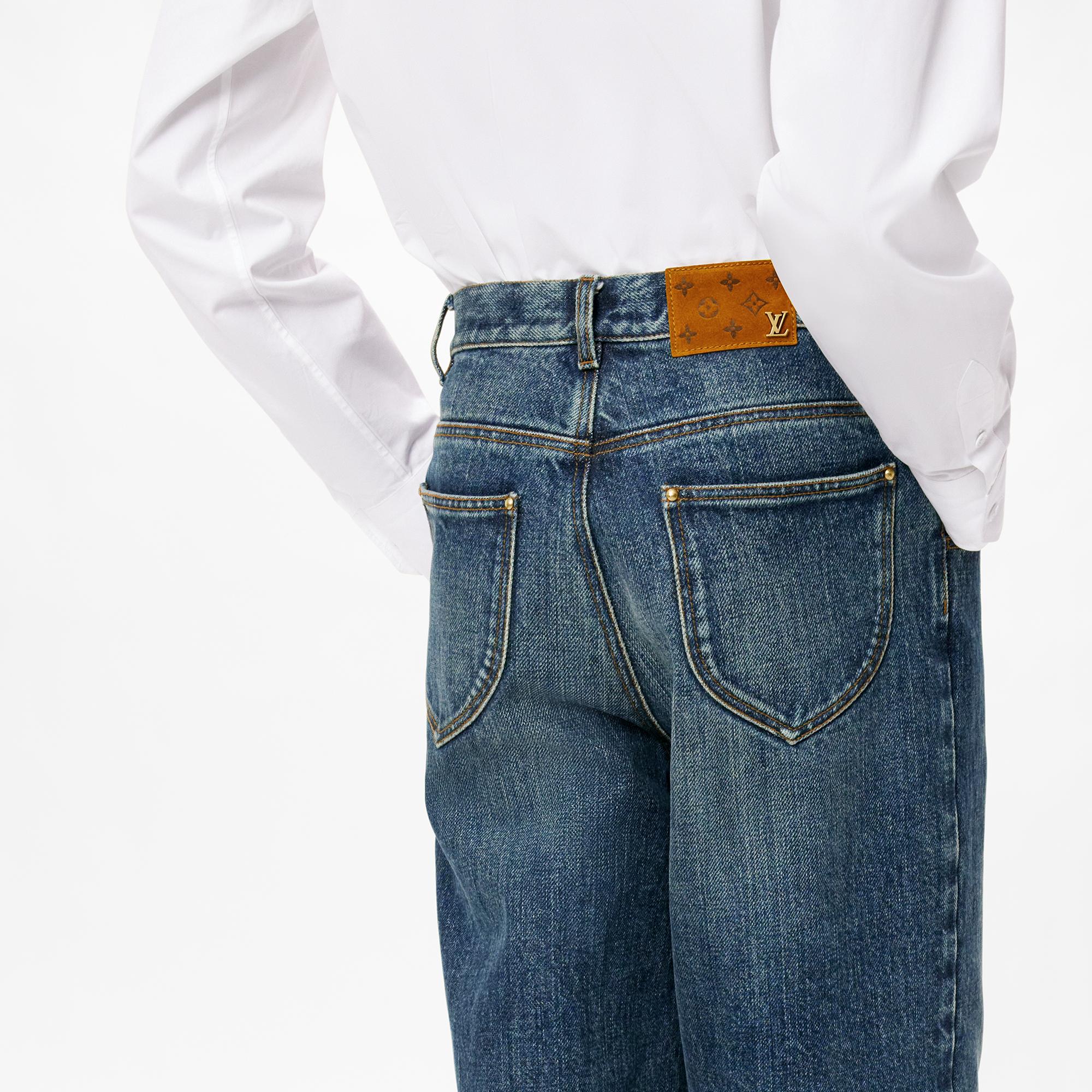 Jeans a gamba ampia - Abbigliamento | LOUIS VUITTON