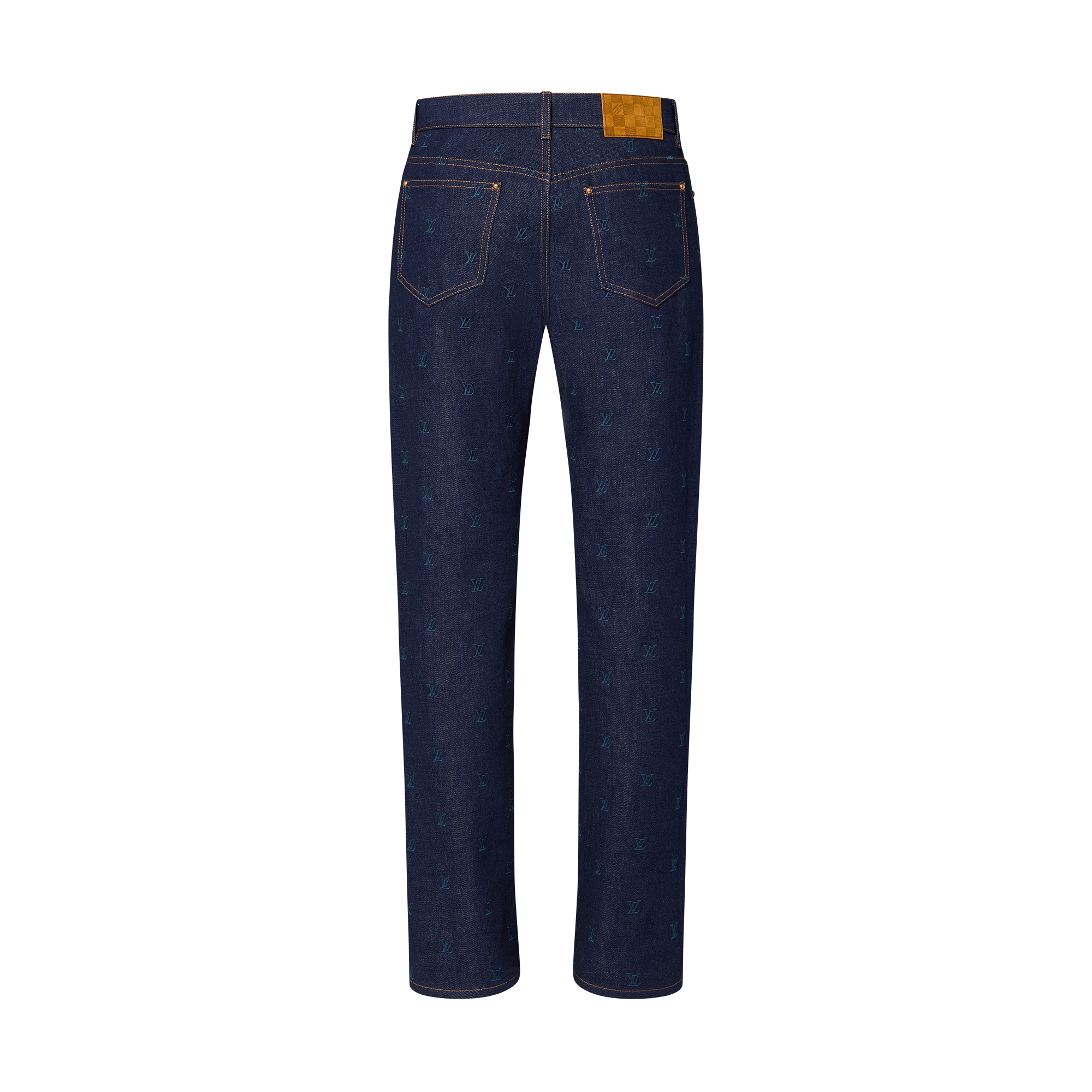 Jeans con firme LV Blason ricamate  Uomo Abbigliamento Collezione Denim | LOUIS VUITTON (Zoom prodotto)